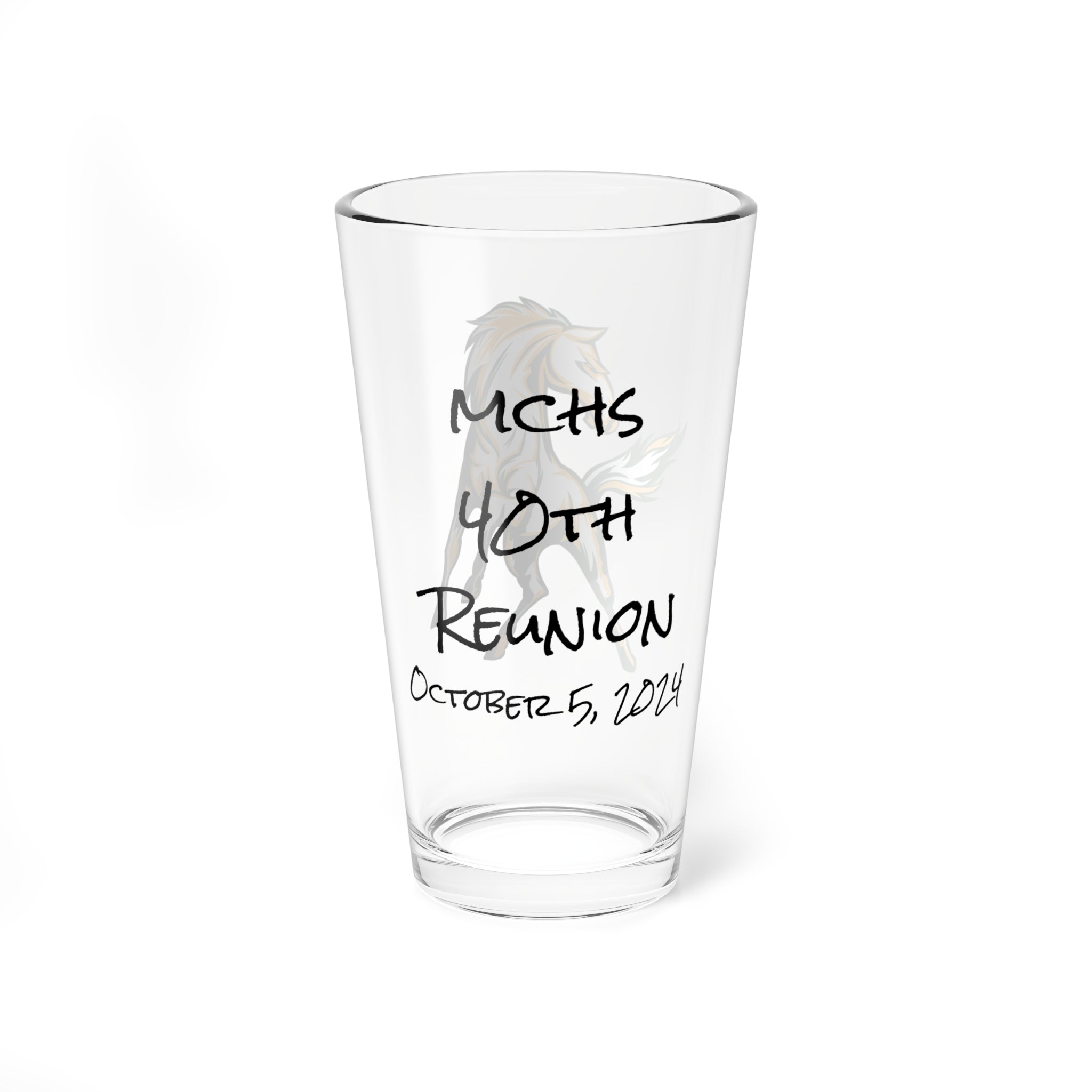 MCHS - MC Mustang Pint Glass - MC8432