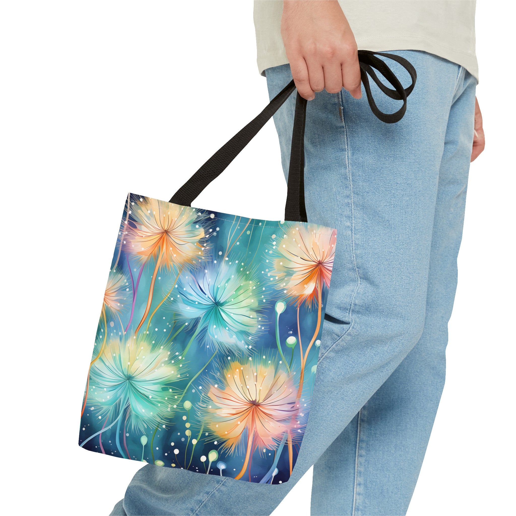 Reusable Tote Bag - Cool Dandelions