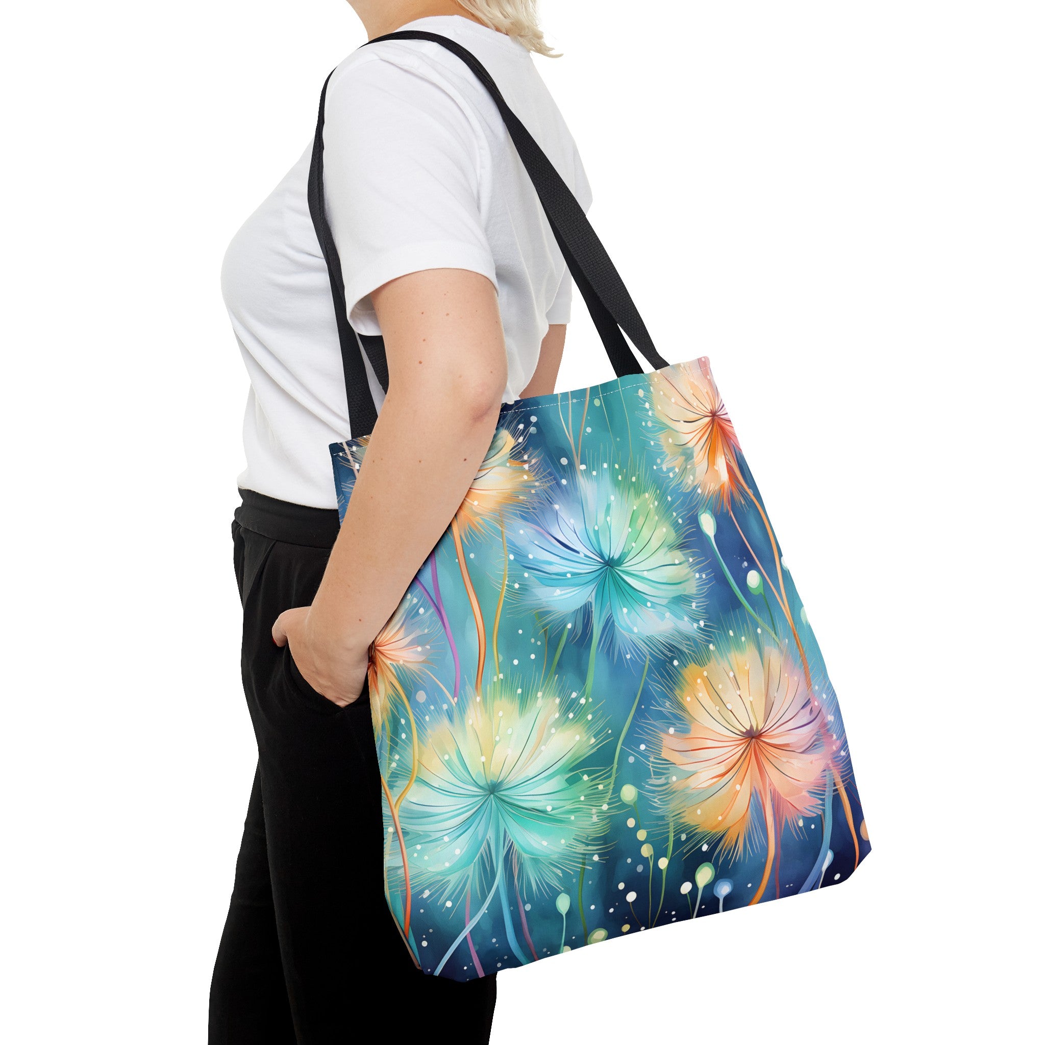 Reusable Tote Bag - Cool Dandelions