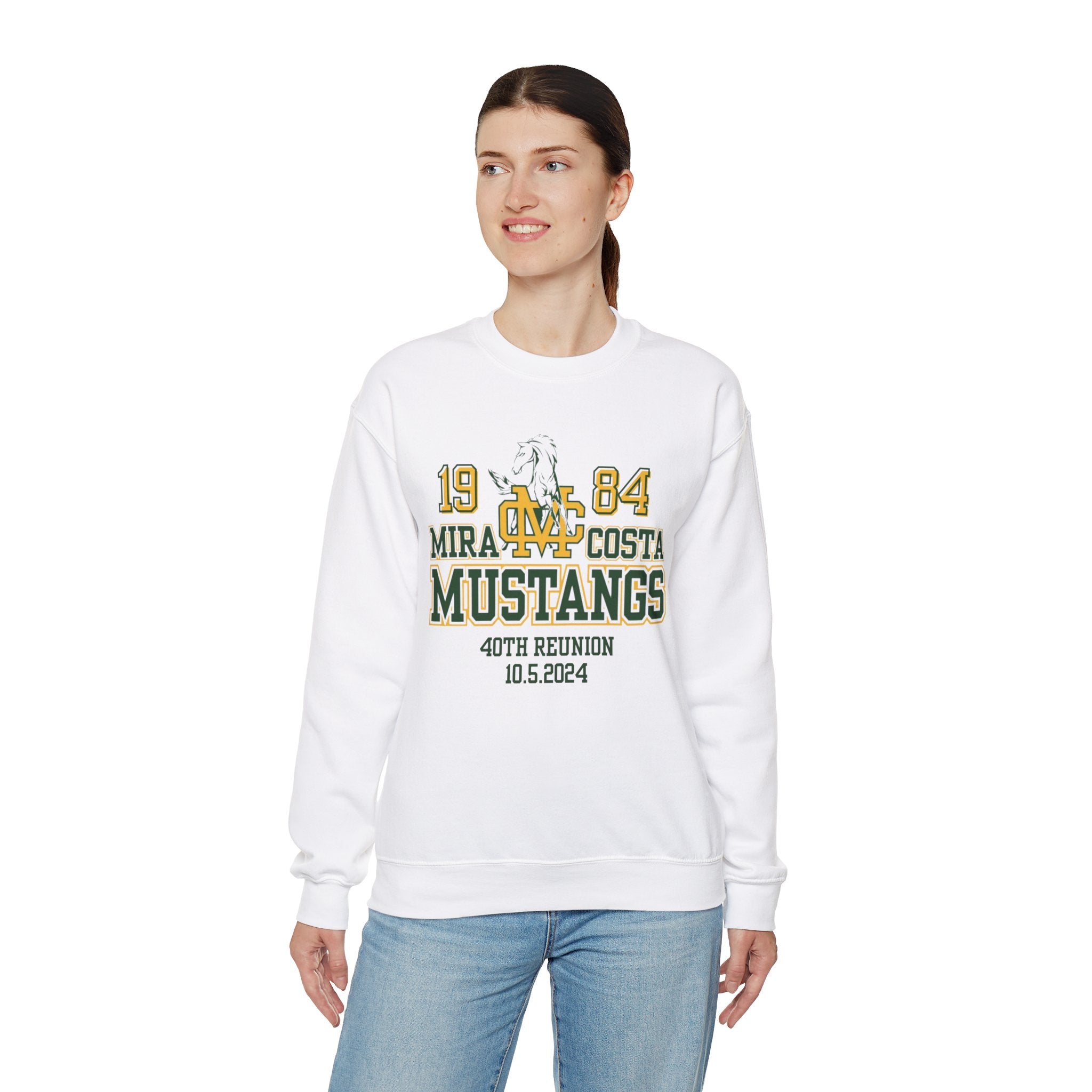 MCHS - Mira Costa Mustangs 1984 Unisex Heavy Blend™ Crewneck Sweatshirt - MC8425