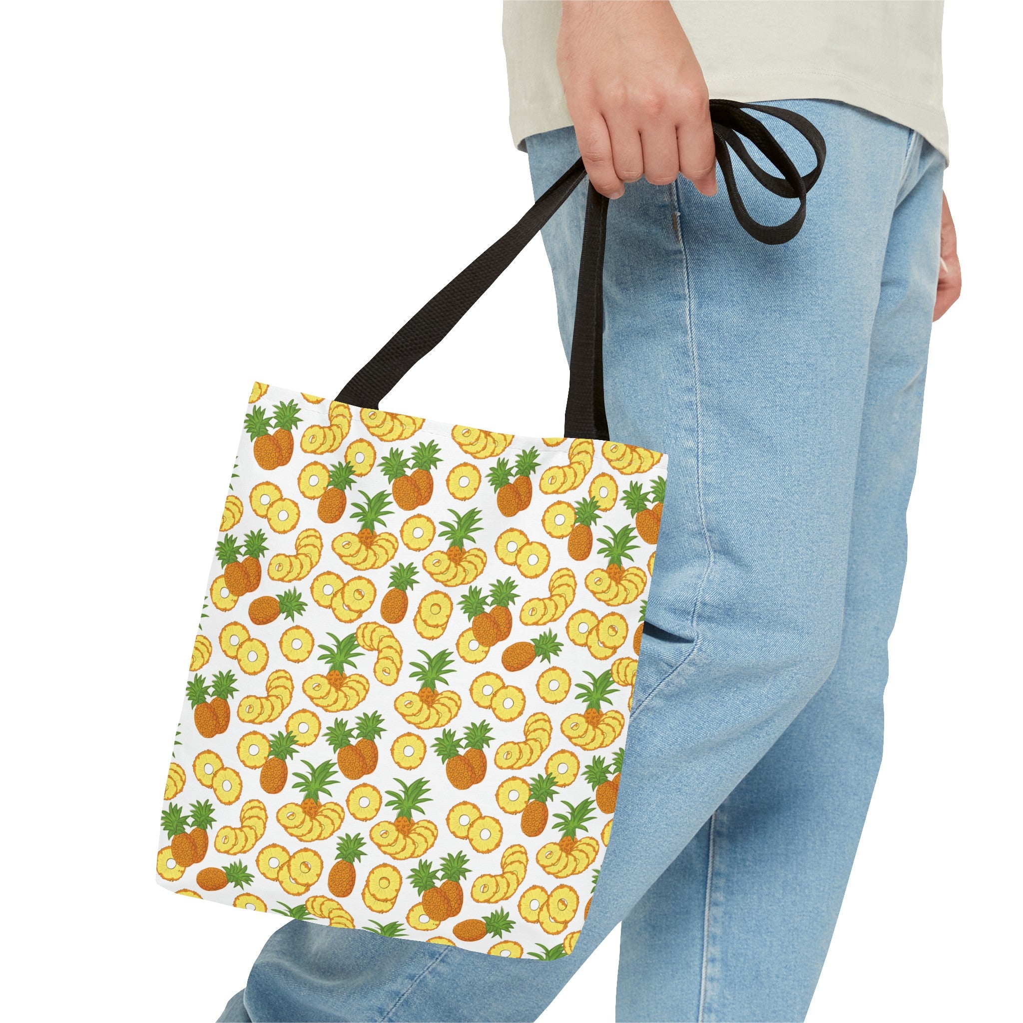 Reusable Tote Bag - Playful Pineapples