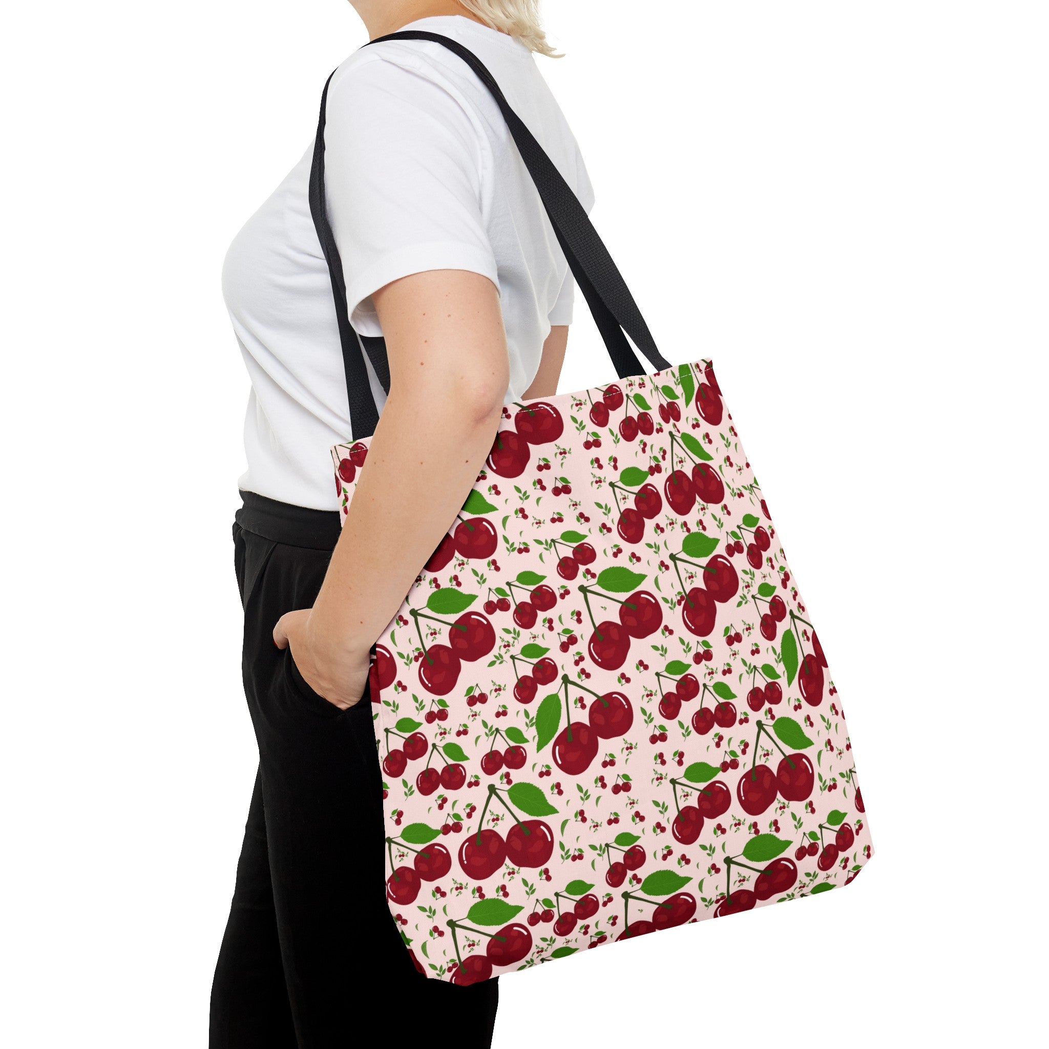 Reusable Tote Bag - Cheery Cherries