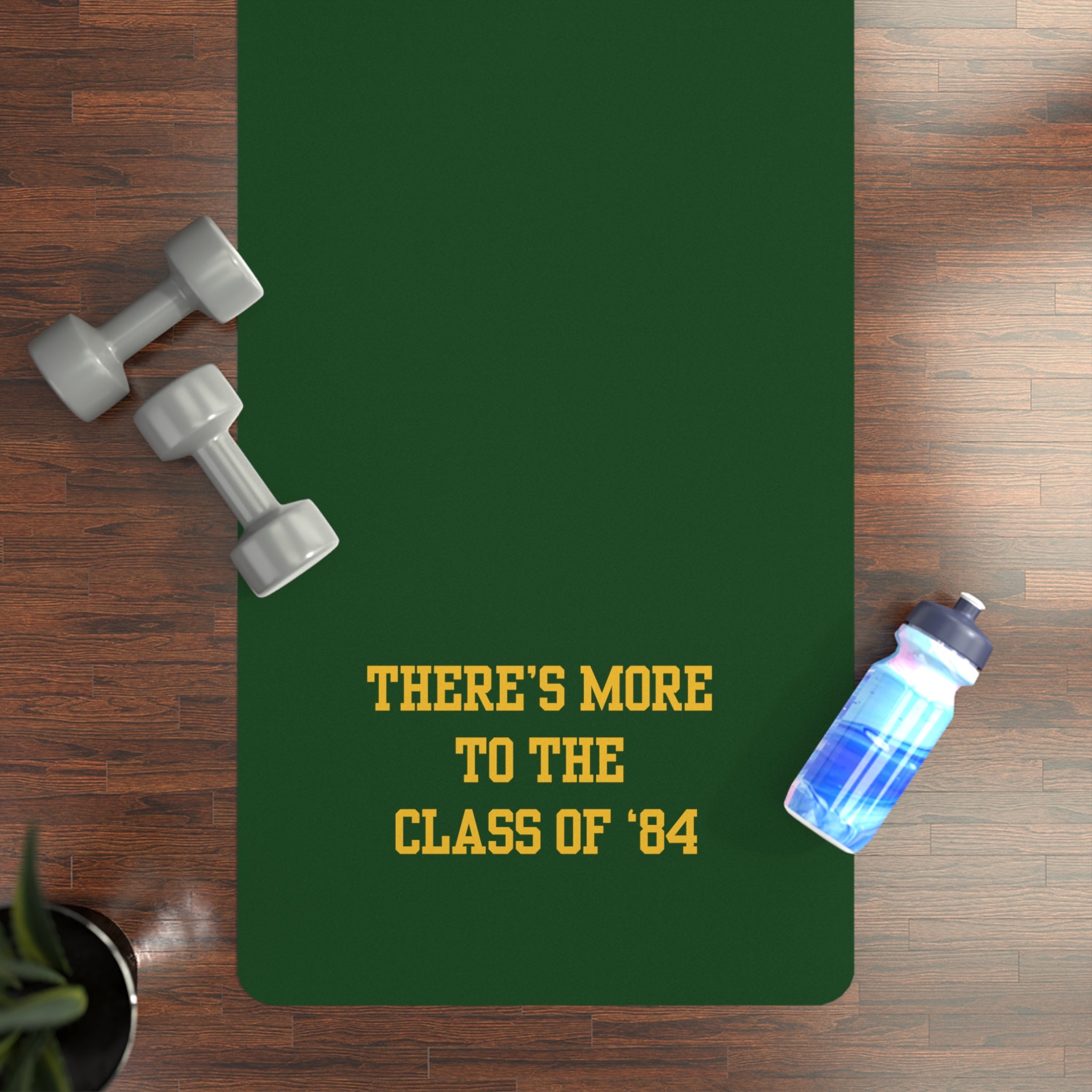 MCHS - Mira Costa Mustangs '84 Rubber Yoga Mat - MC8401
