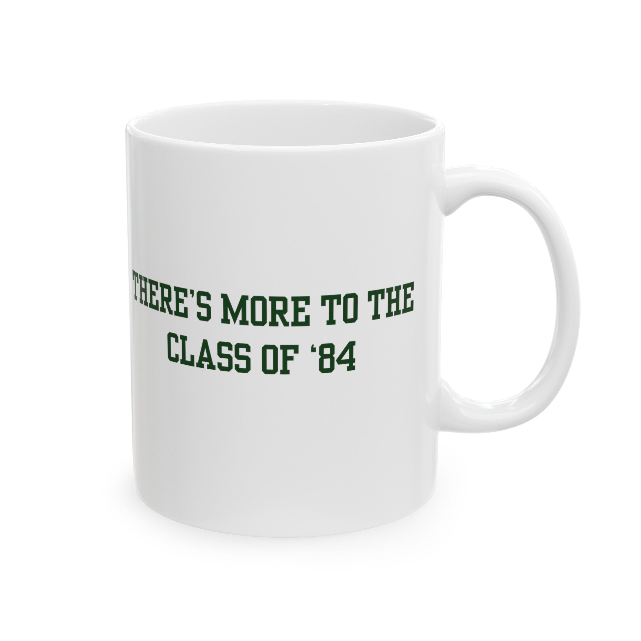 MCHS - Mira Costa Mustangs 1984 Ceramic Mug, (11oz)_White - MC8410