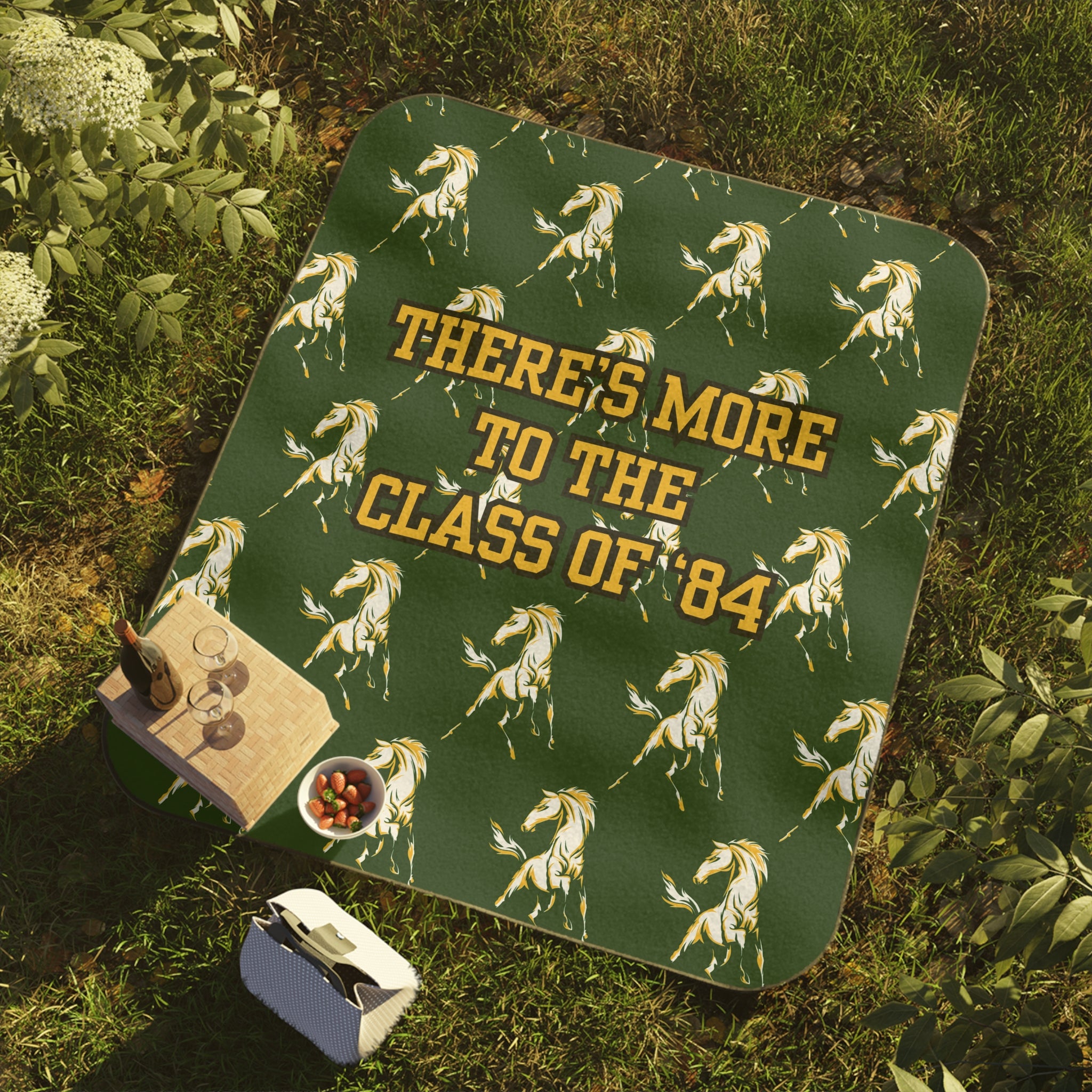 MCHS - Mustang Pattern '84 Picnic Blanket - MC8403