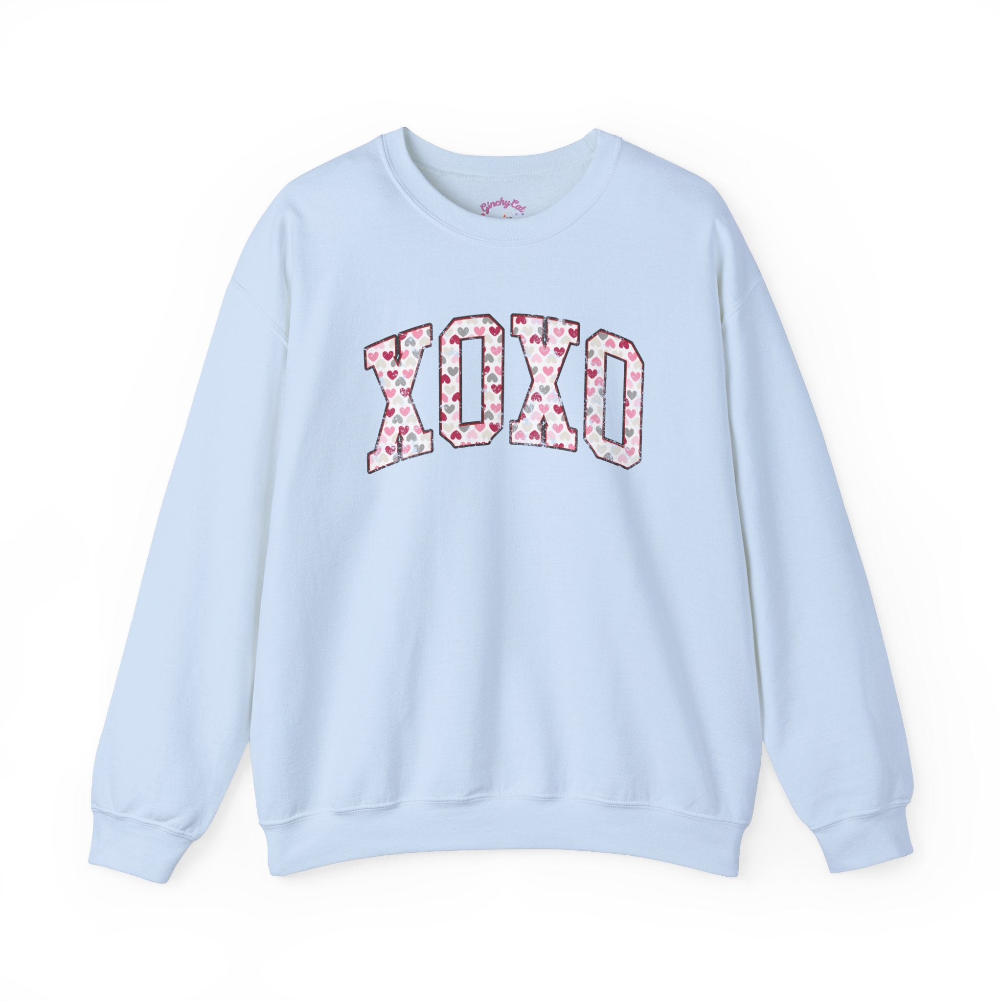 Love is in the Air: Crewneck XOXO Unisex Sweatshirt