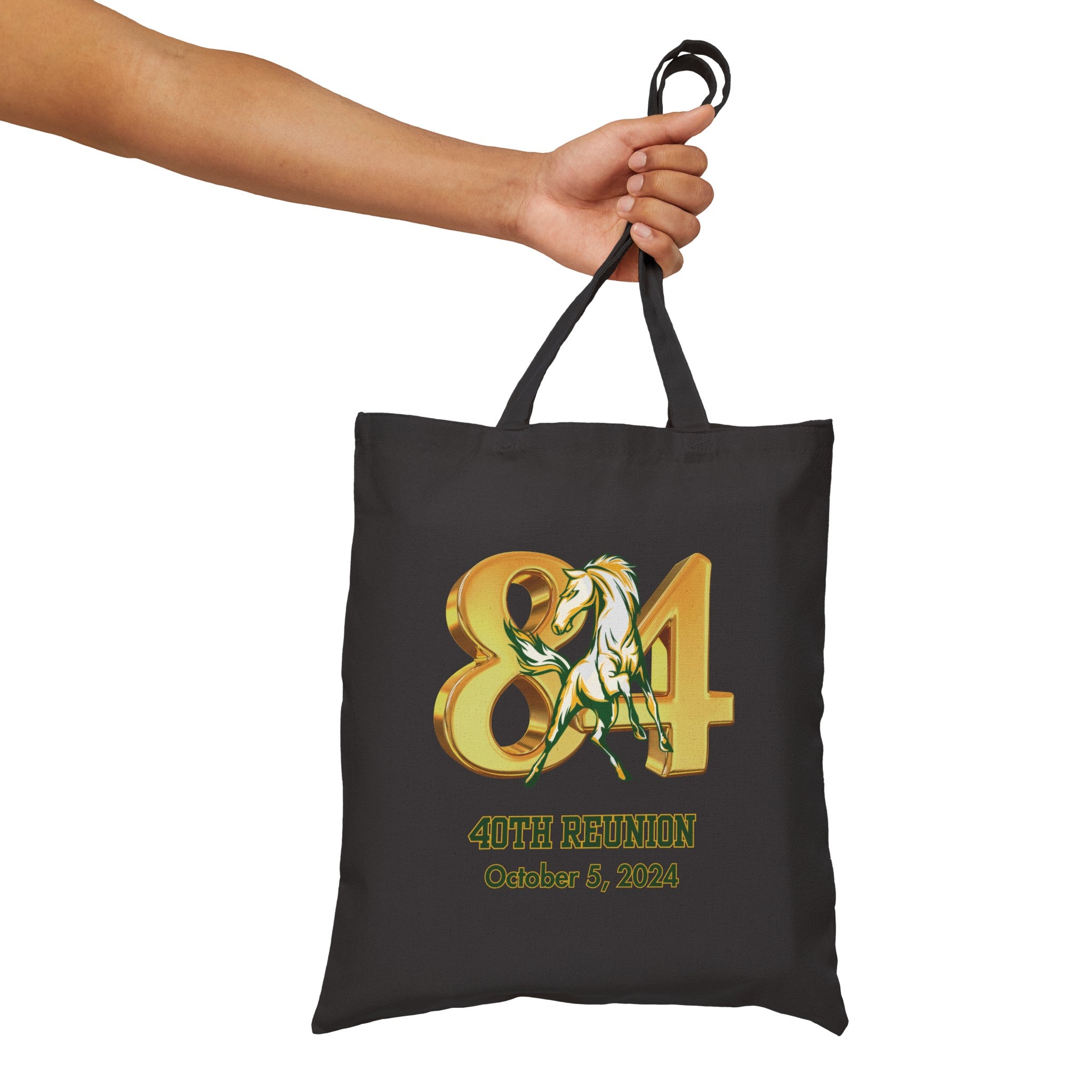 MCHS - '84 Mustang 40th Reunion Cotton Canvas Tote Bag - MC8433