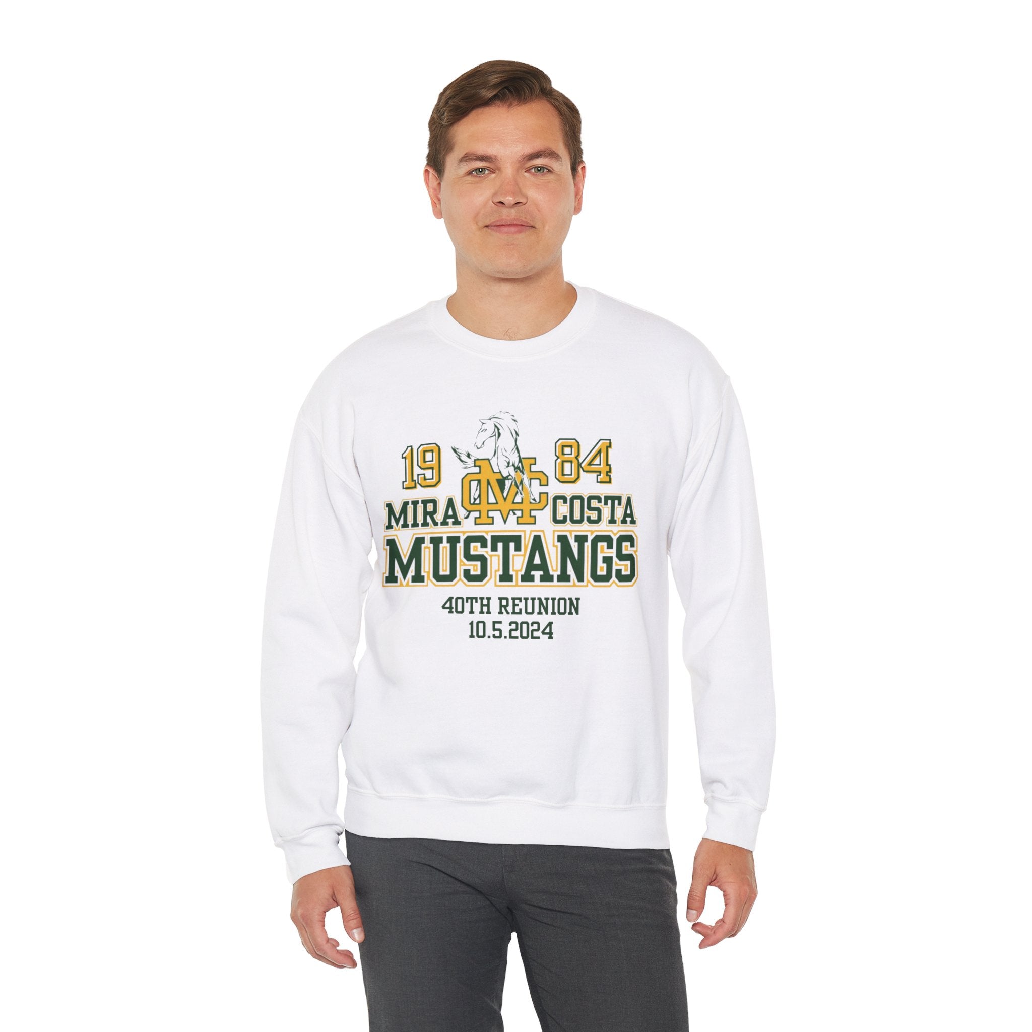MCHS - Mira Costa Mustangs 1984 Unisex Heavy Blend™ Crewneck Sweatshirt - MC8425
