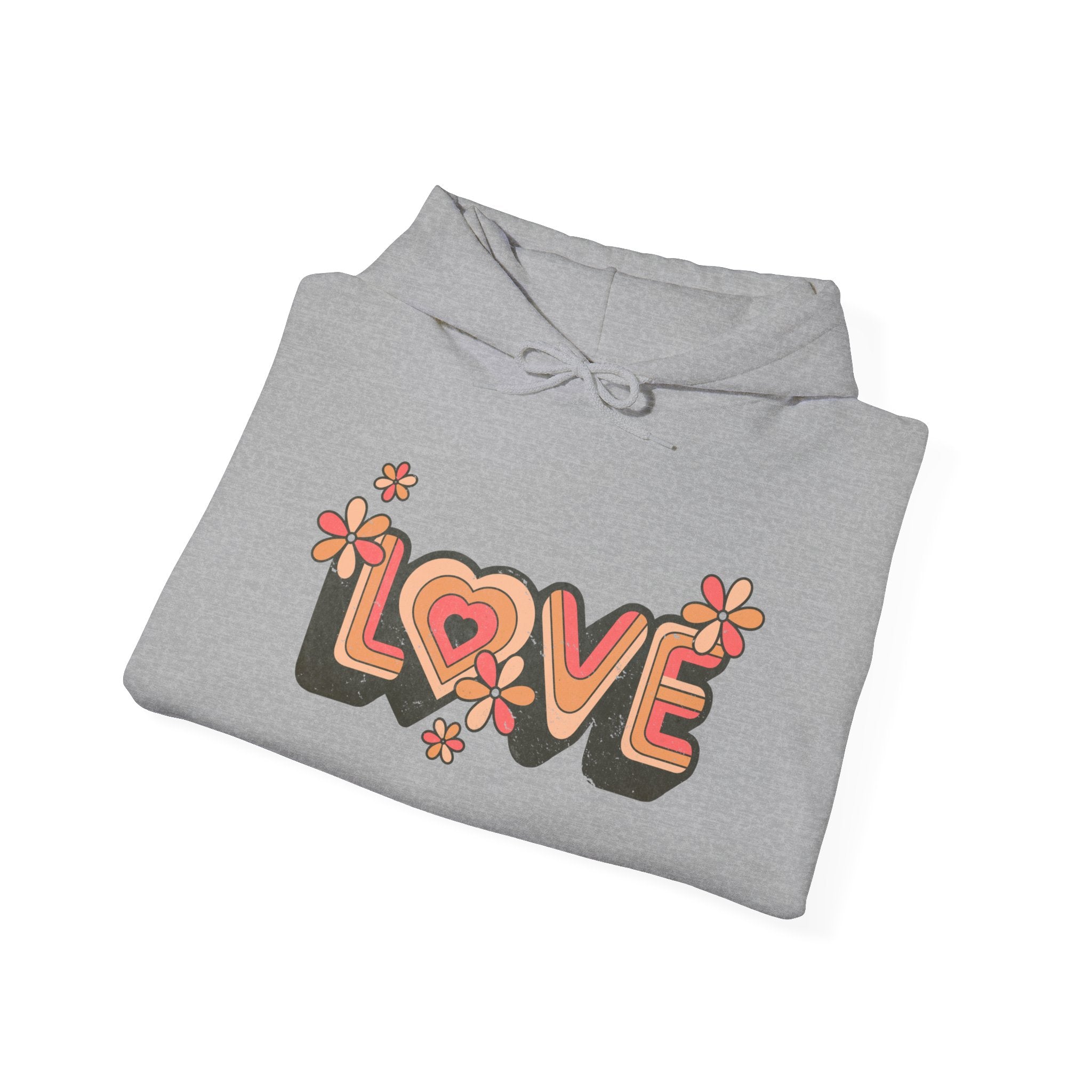 Love is in the Air: Retro Love Hoodie Sweatshirt