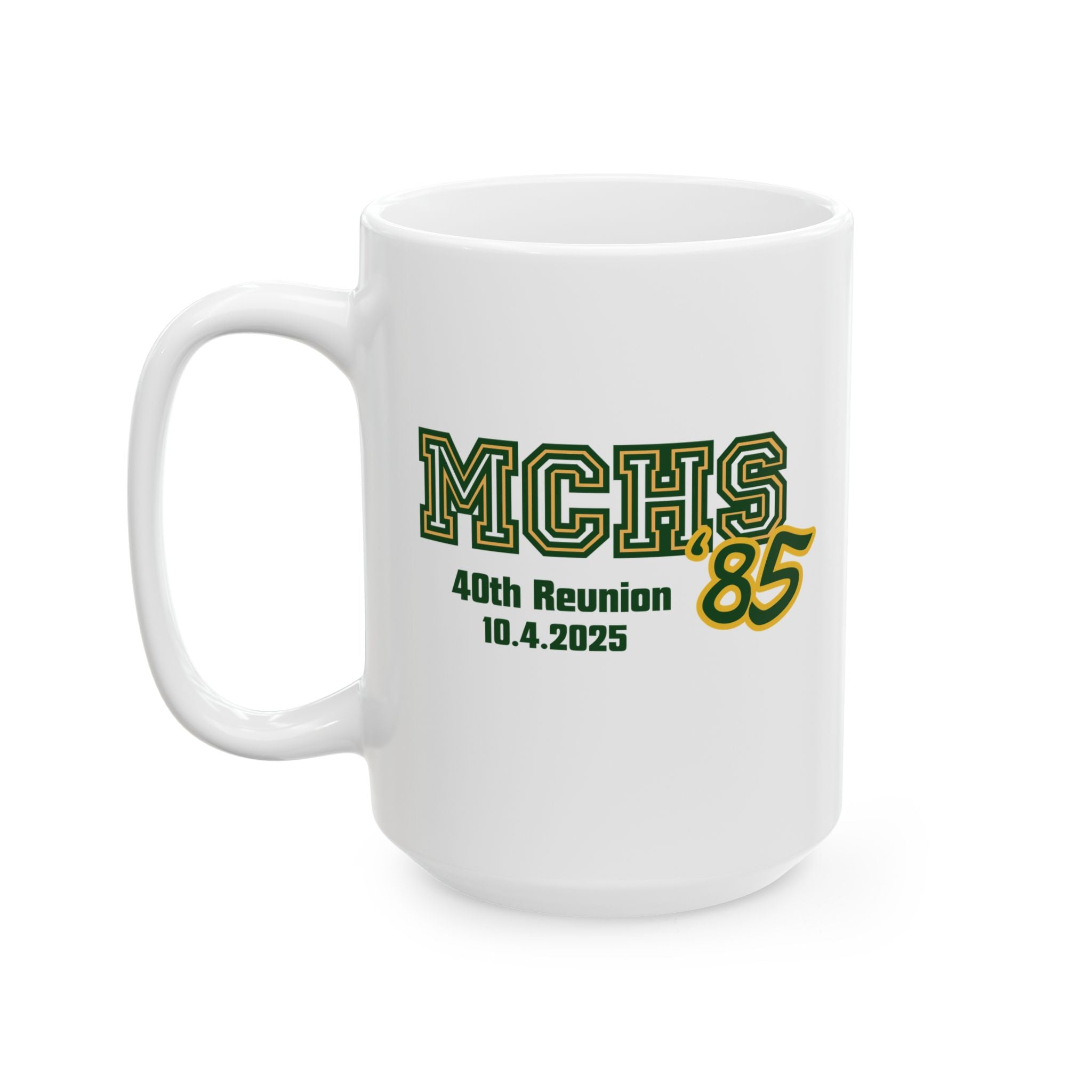 MCHS85 - 85 Logo Ceramic Mug, (15oz)