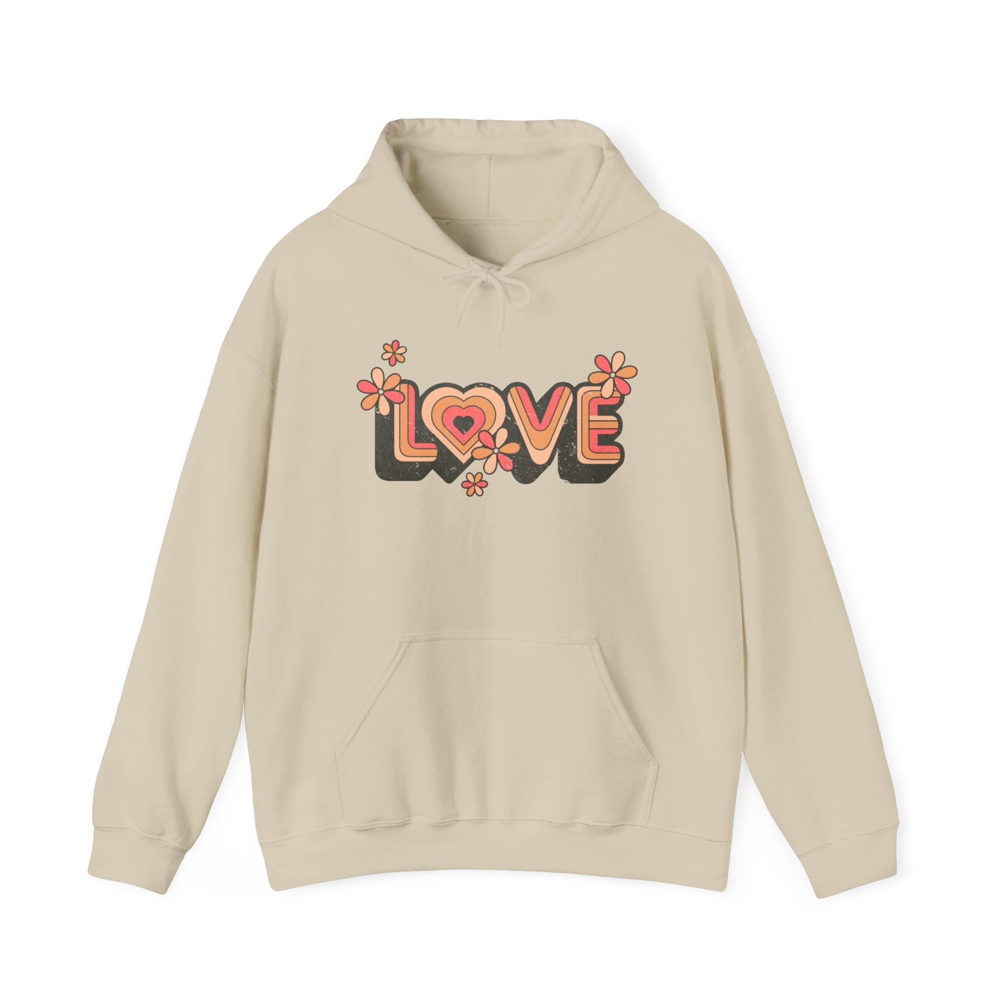 Love is in the Air: Retro Love Hoodie Sweatshirt