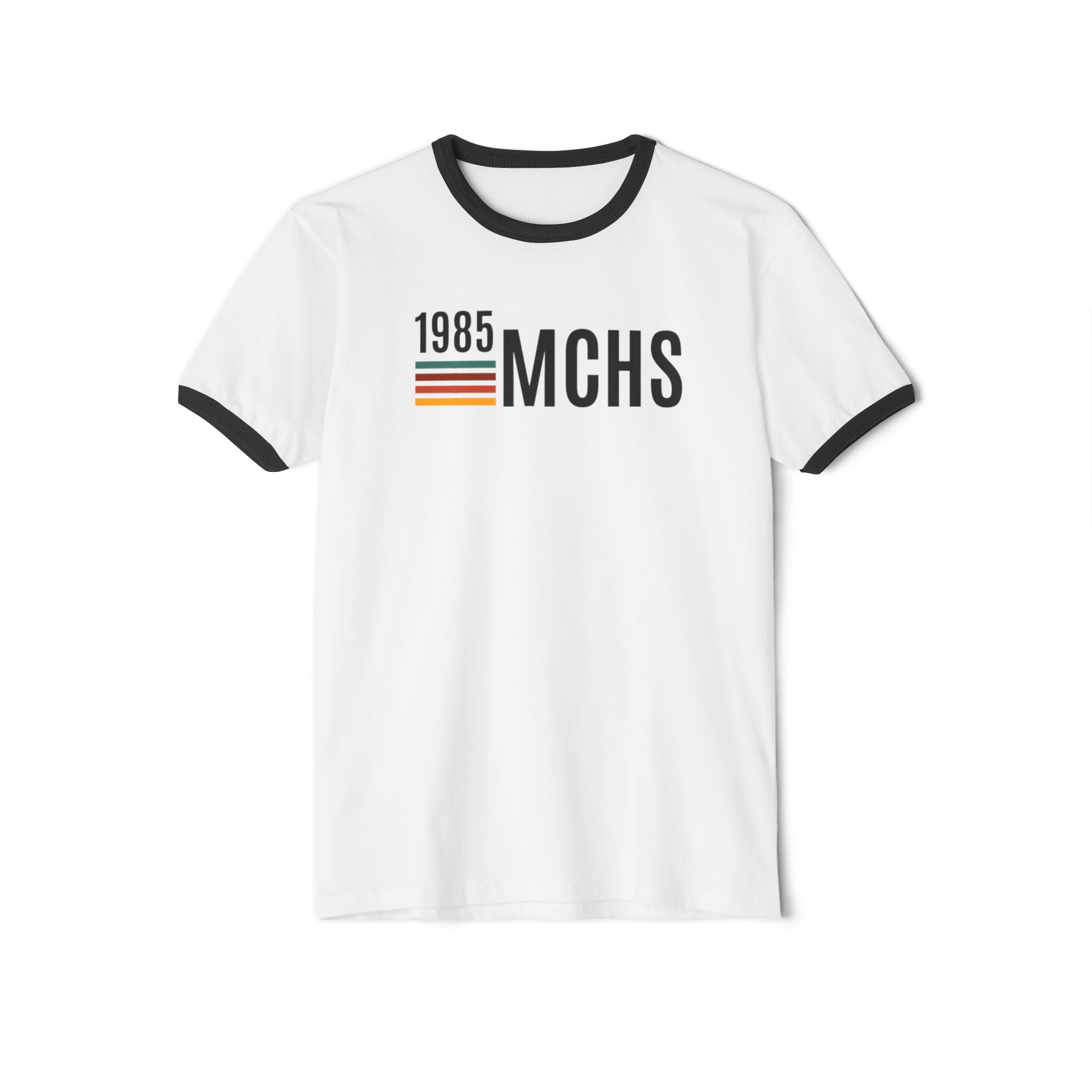 MCHS85 - Class of '85 Unisex Cotton Ringer T-Shirt