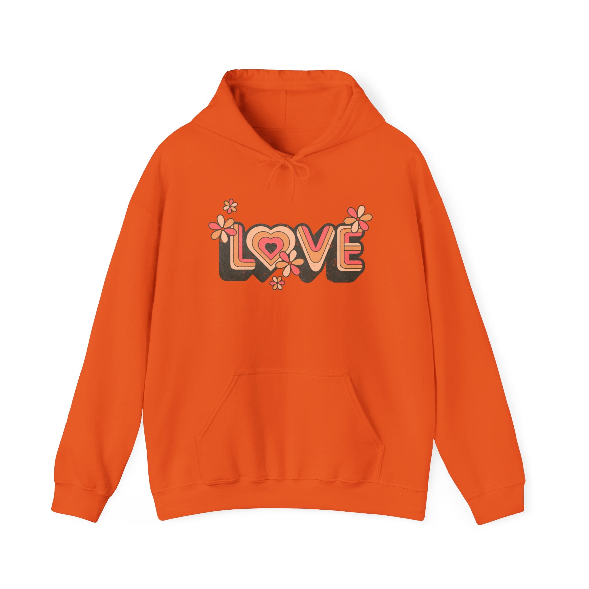 Love is in the Air: Retro Love Hoodie Sweatshirt