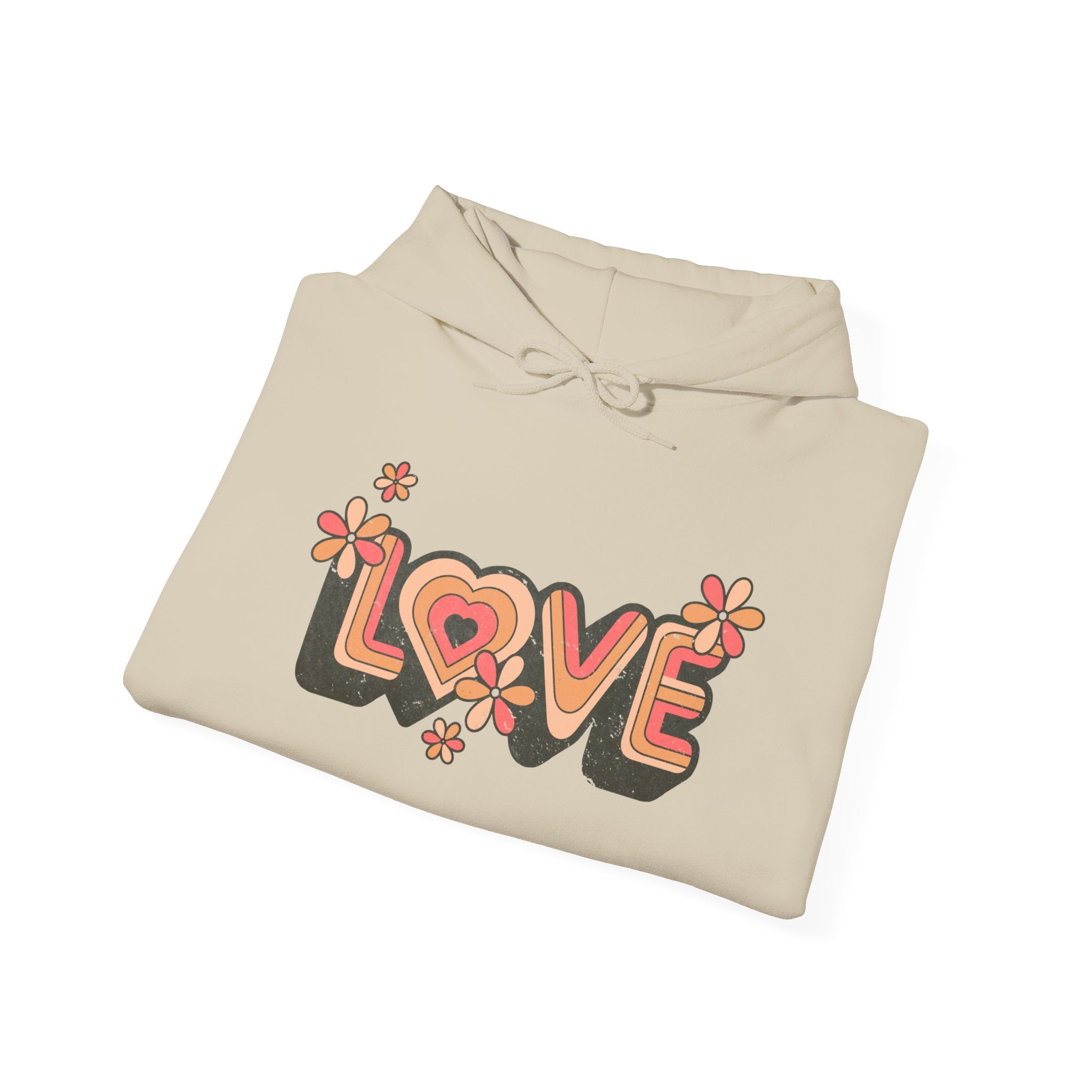 Love is in the Air: Retro Love Hoodie Sweatshirt