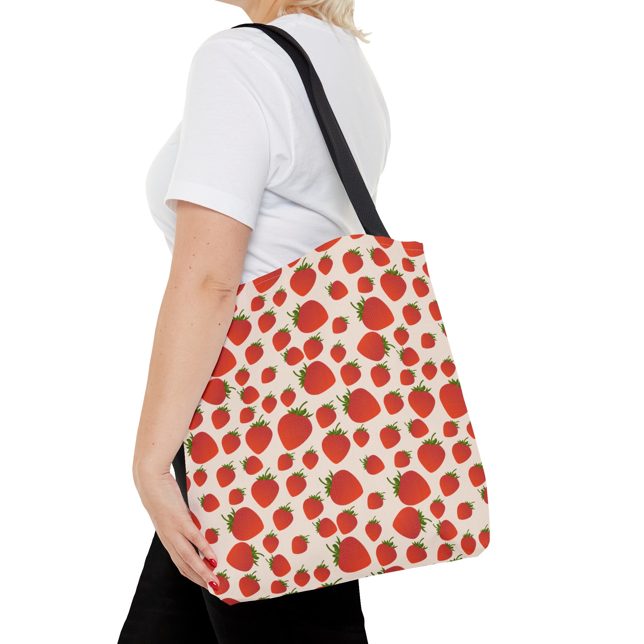 Reusable Tote Bag - Sweet Strawberries