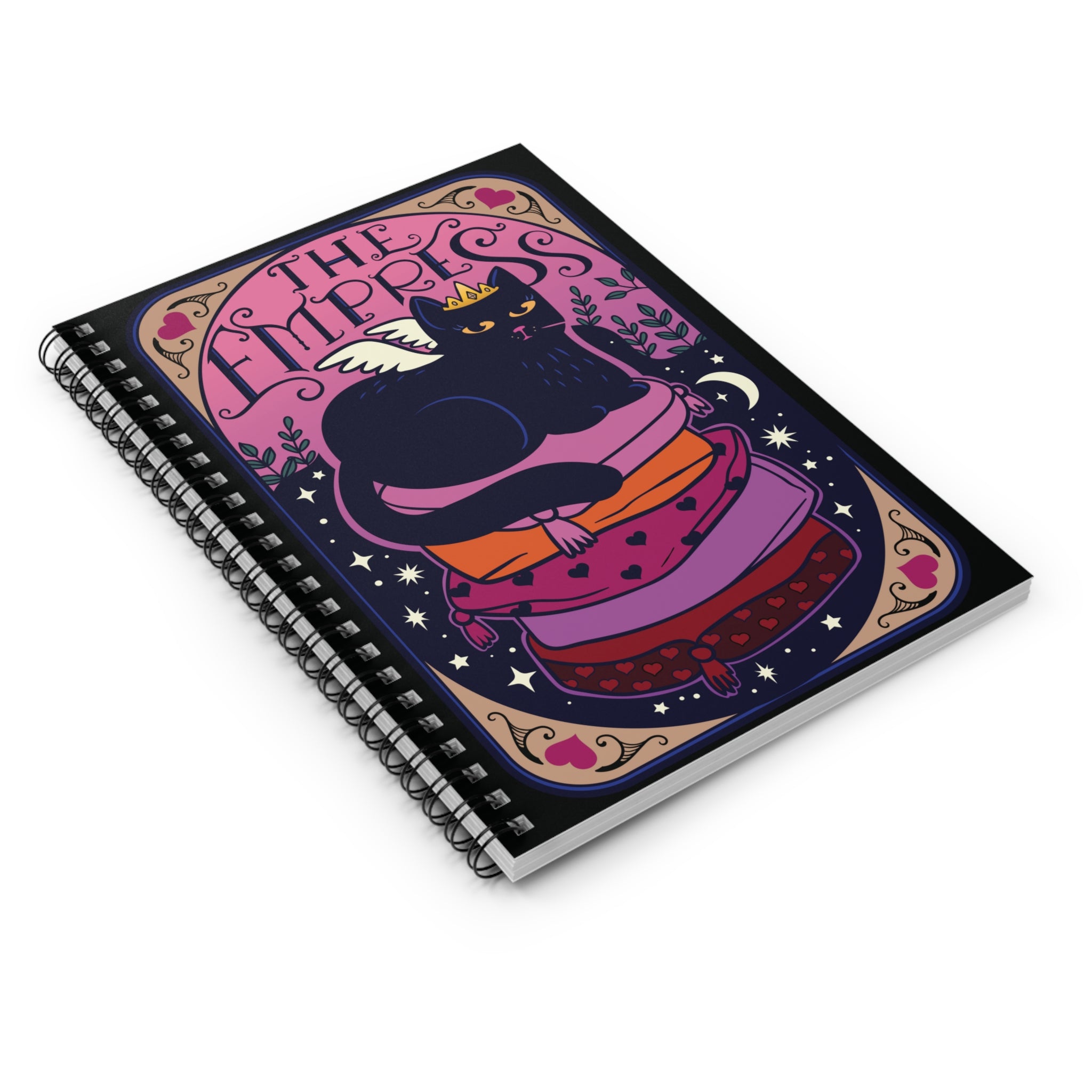 Spiral Notebook - Mystical Empress Cat