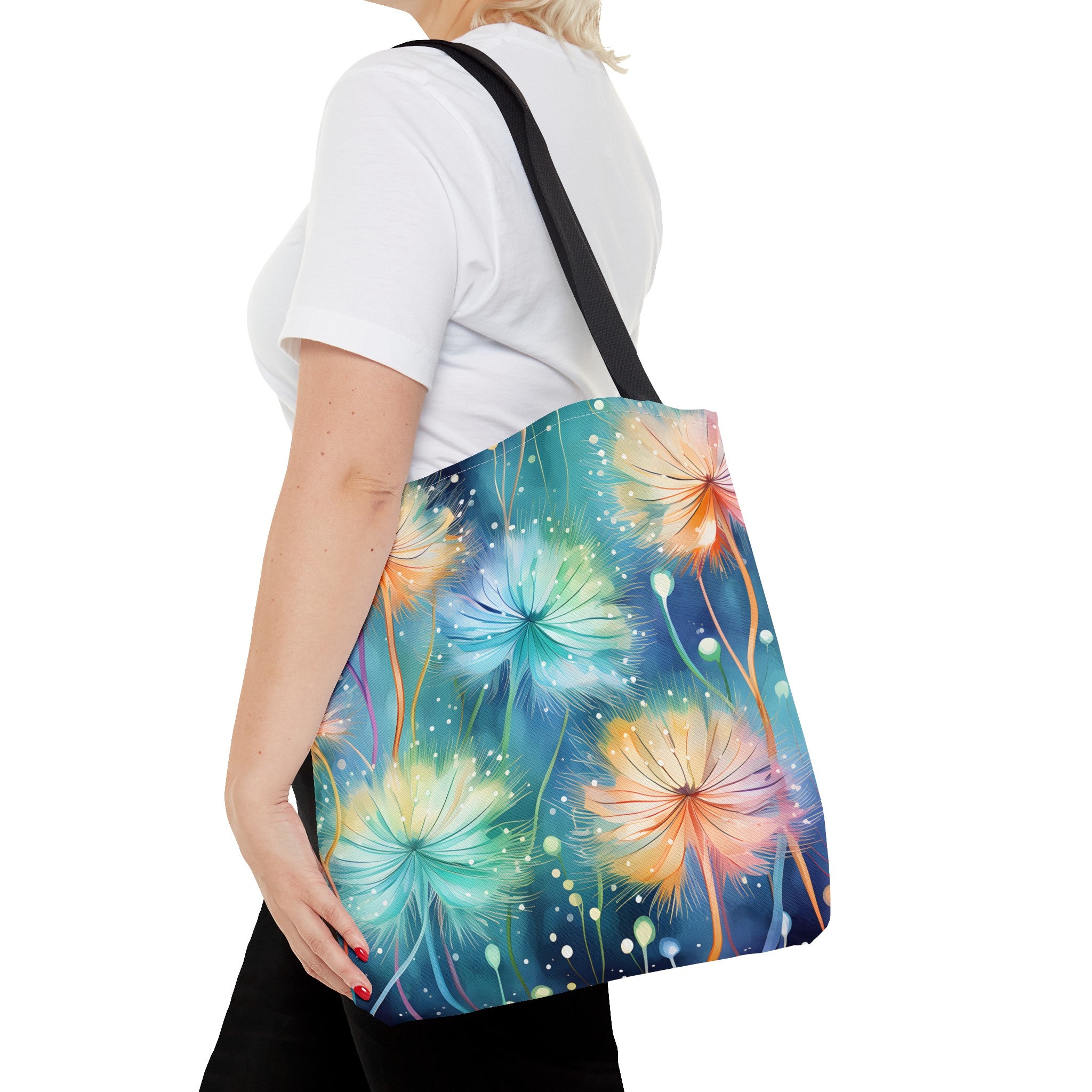 Reusable Tote Bag - Cool Dandelions