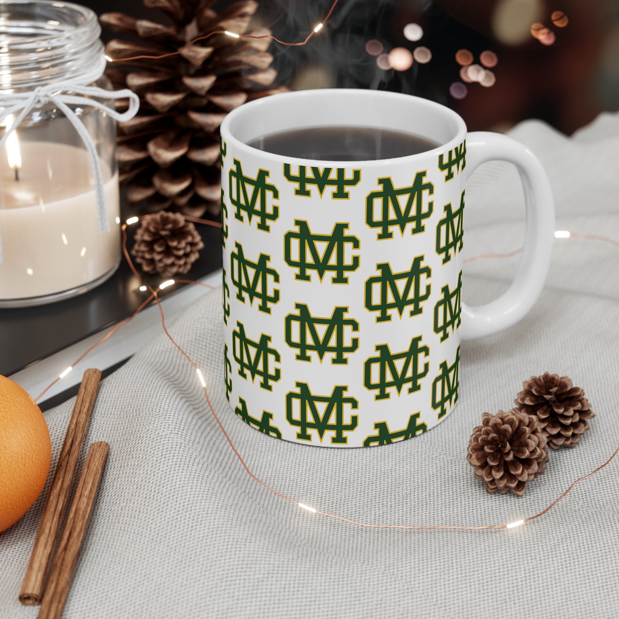 MCHS85 - MC all over logo Mug 11oz