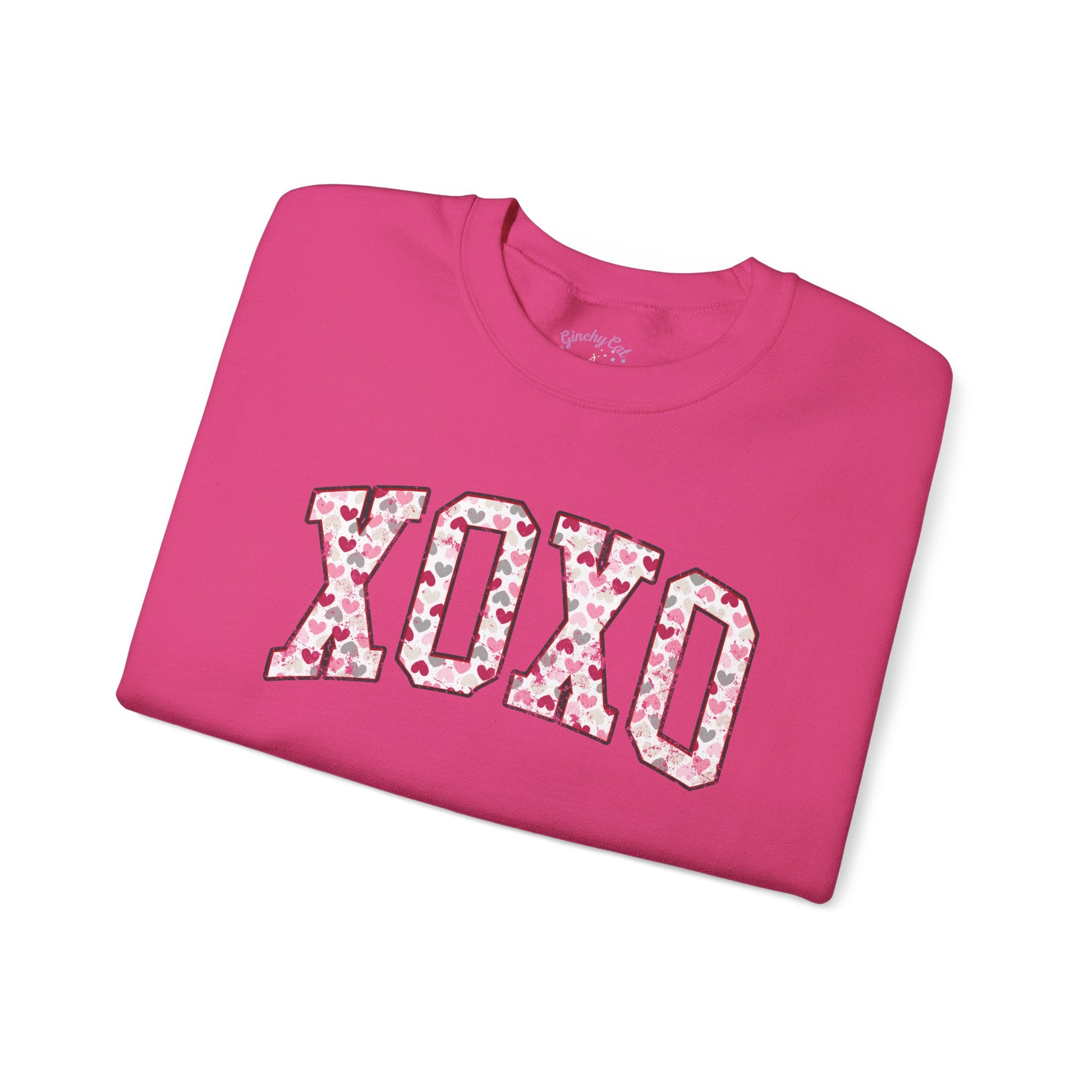 Love is in the Air: Crewneck XOXO Unisex Sweatshirt