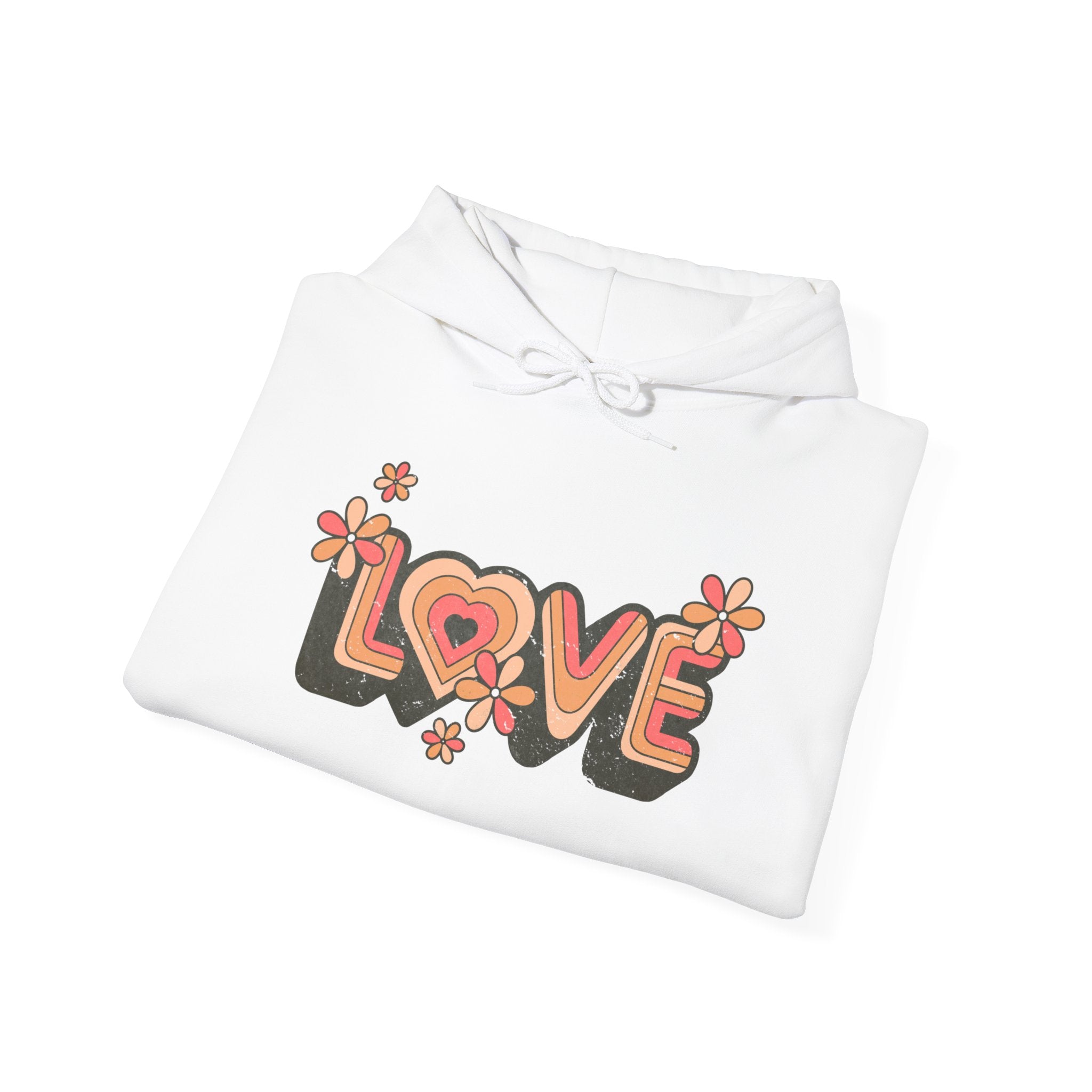 Love is in the Air: Retro Love Hoodie Sweatshirt