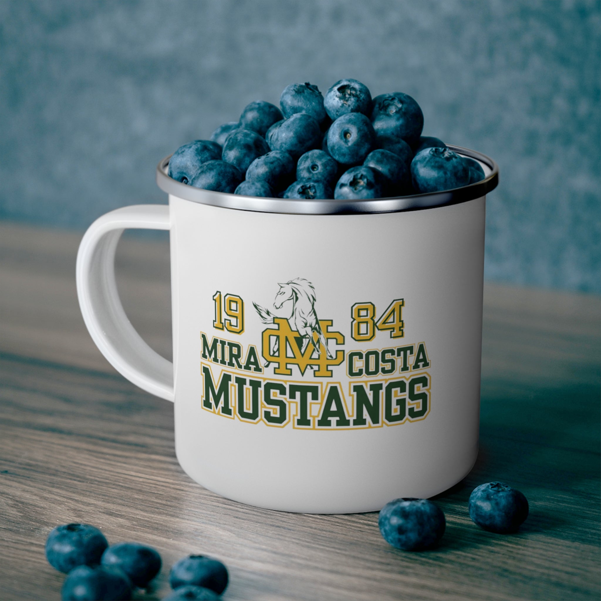 MCHS - Mira Costa 1984 40th Reunion Enamel Camping Mug - MC8429
