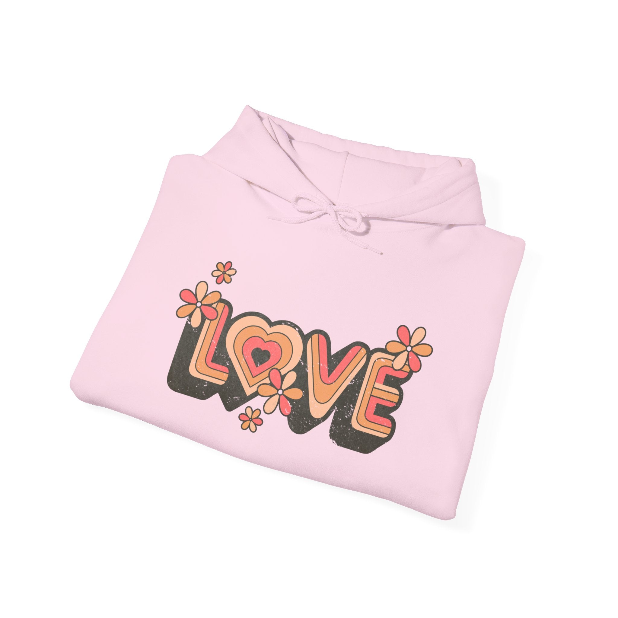 Love is in the Air: Retro Love Hoodie Sweatshirt