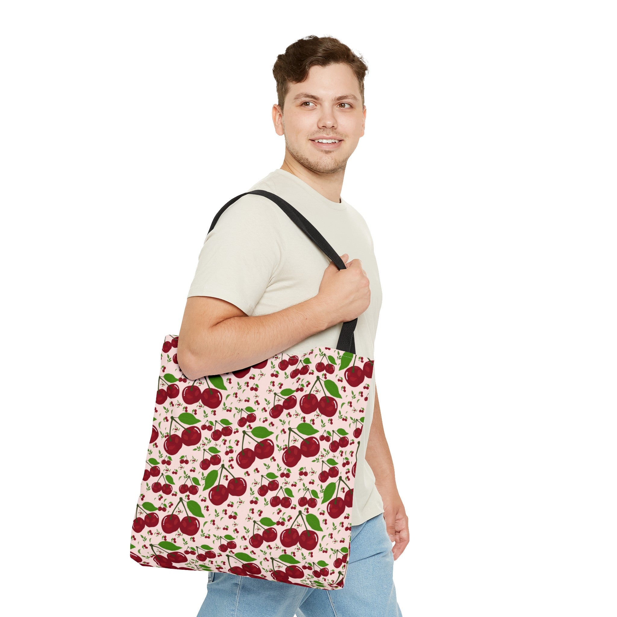 Reusable Tote Bag - Cheery Cherries