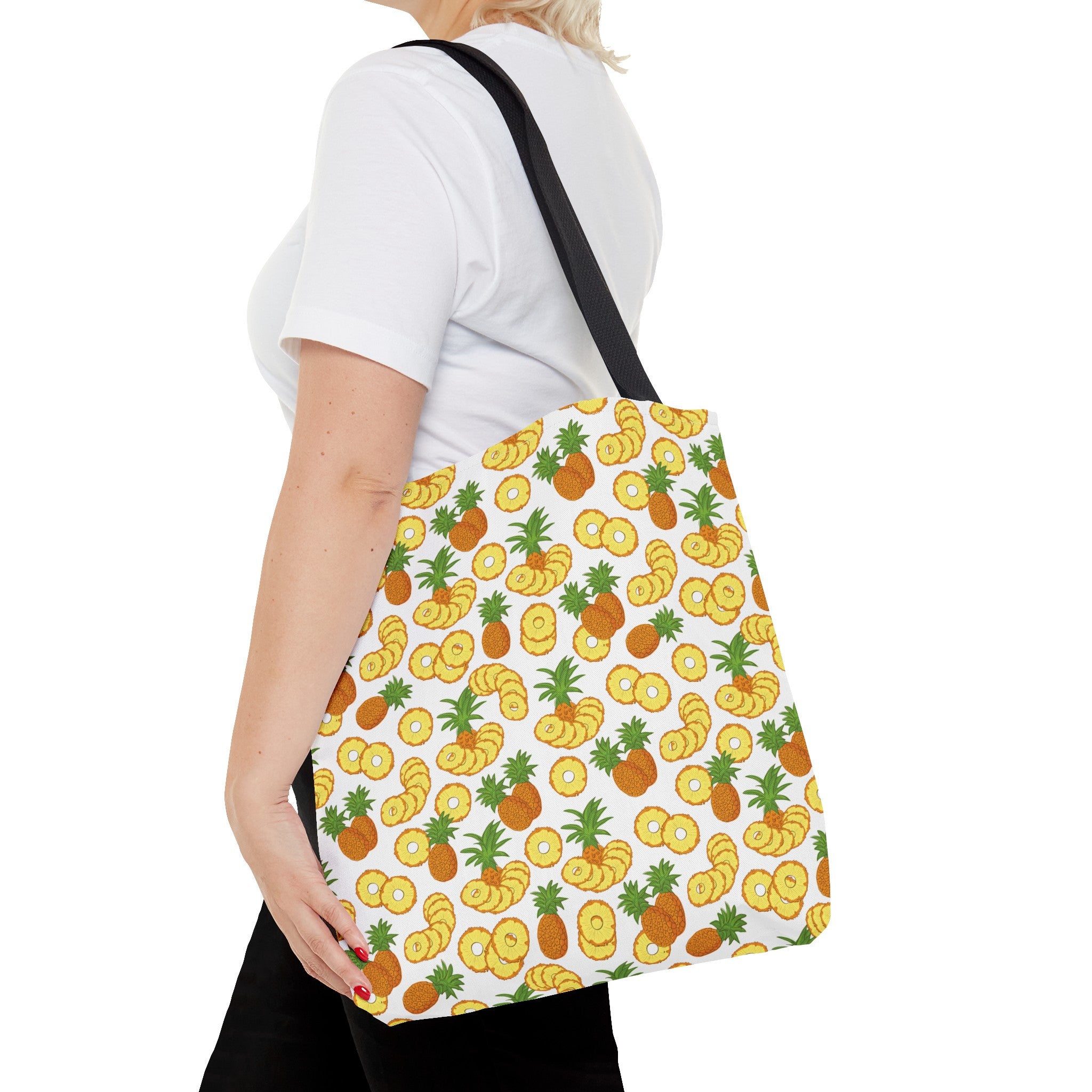 Reusable Tote Bag - Playful Pineapples