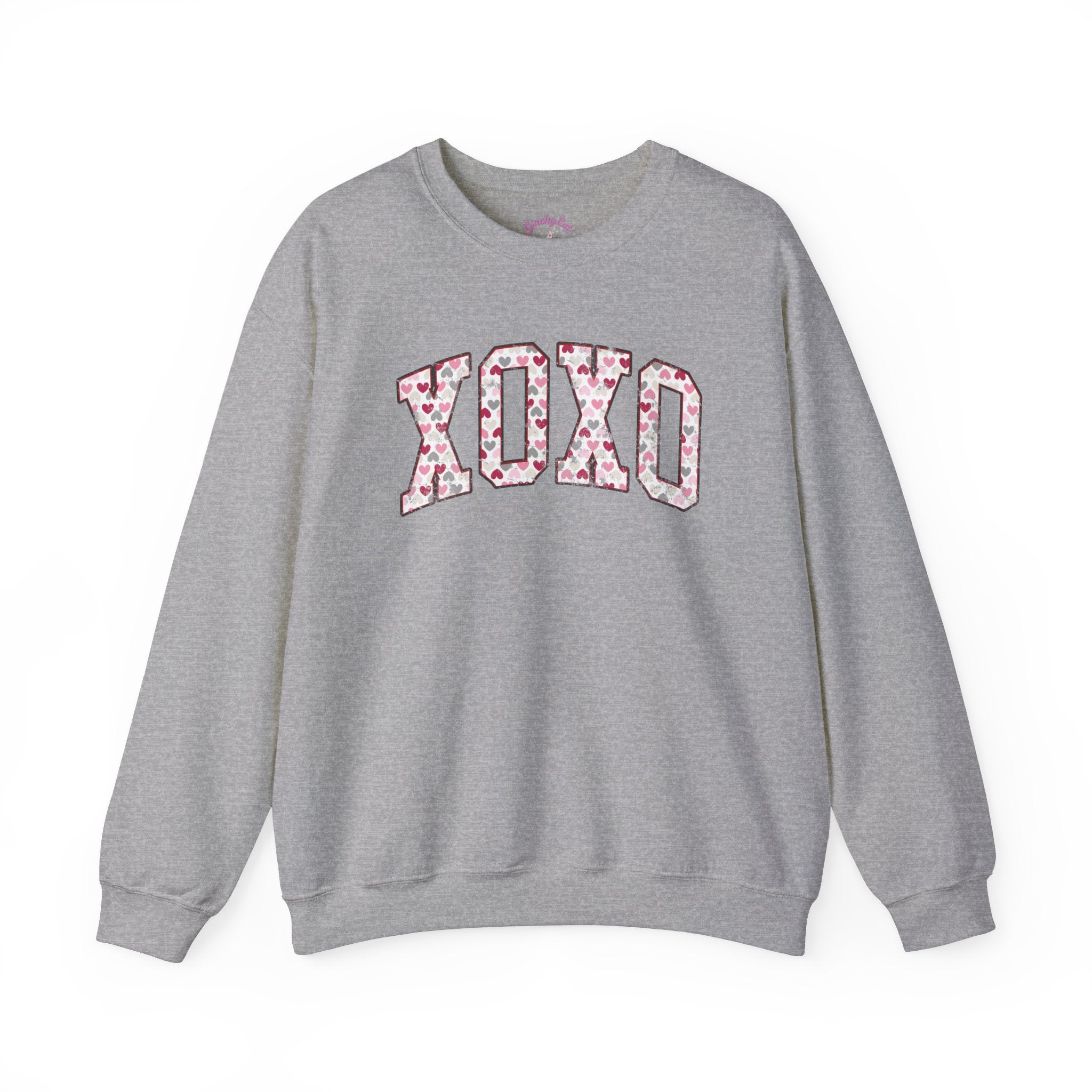 Love is in the Air: Crewneck XOXO Unisex Sweatshirt