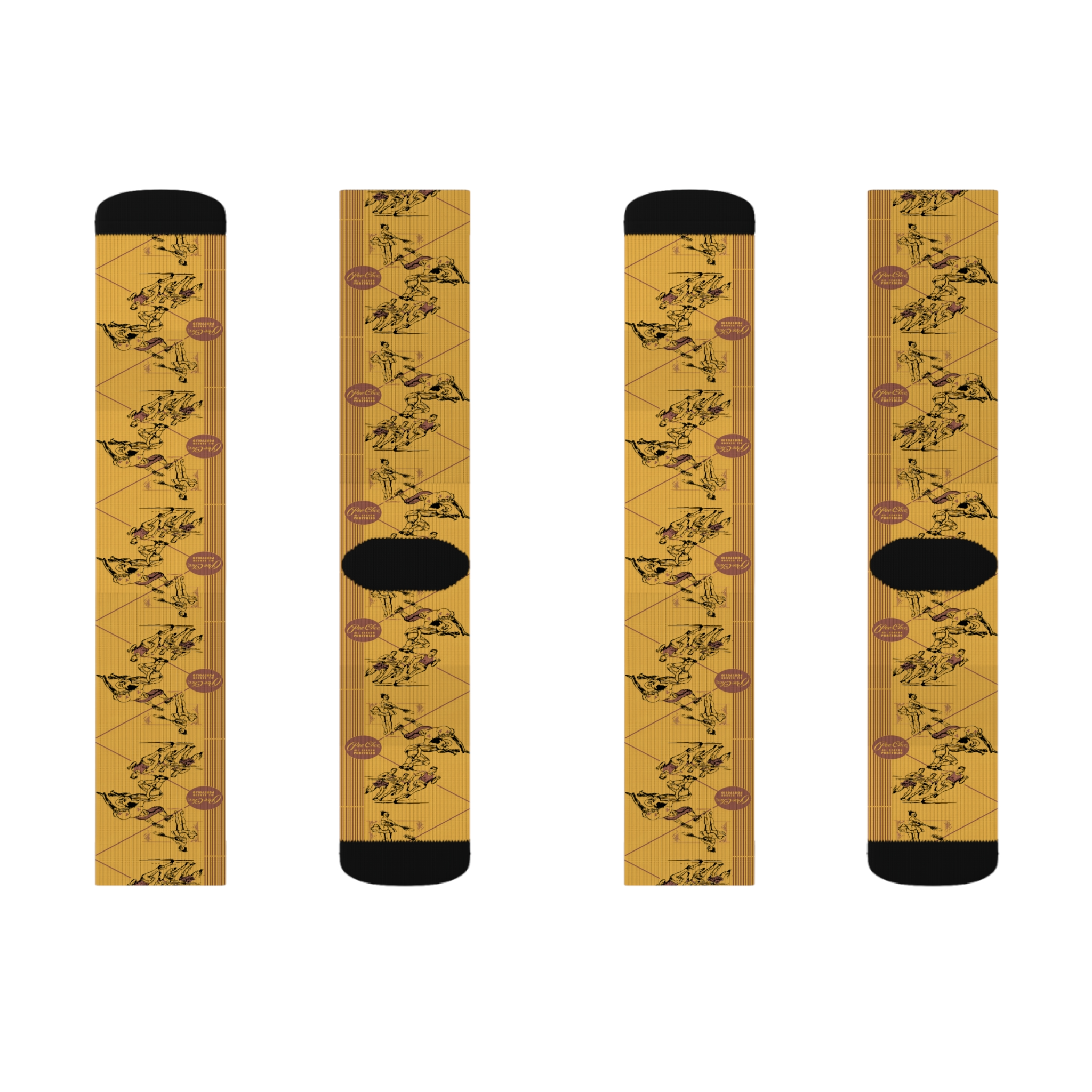 Retro Pee-Chee Folder Design Unisex Crew Socks