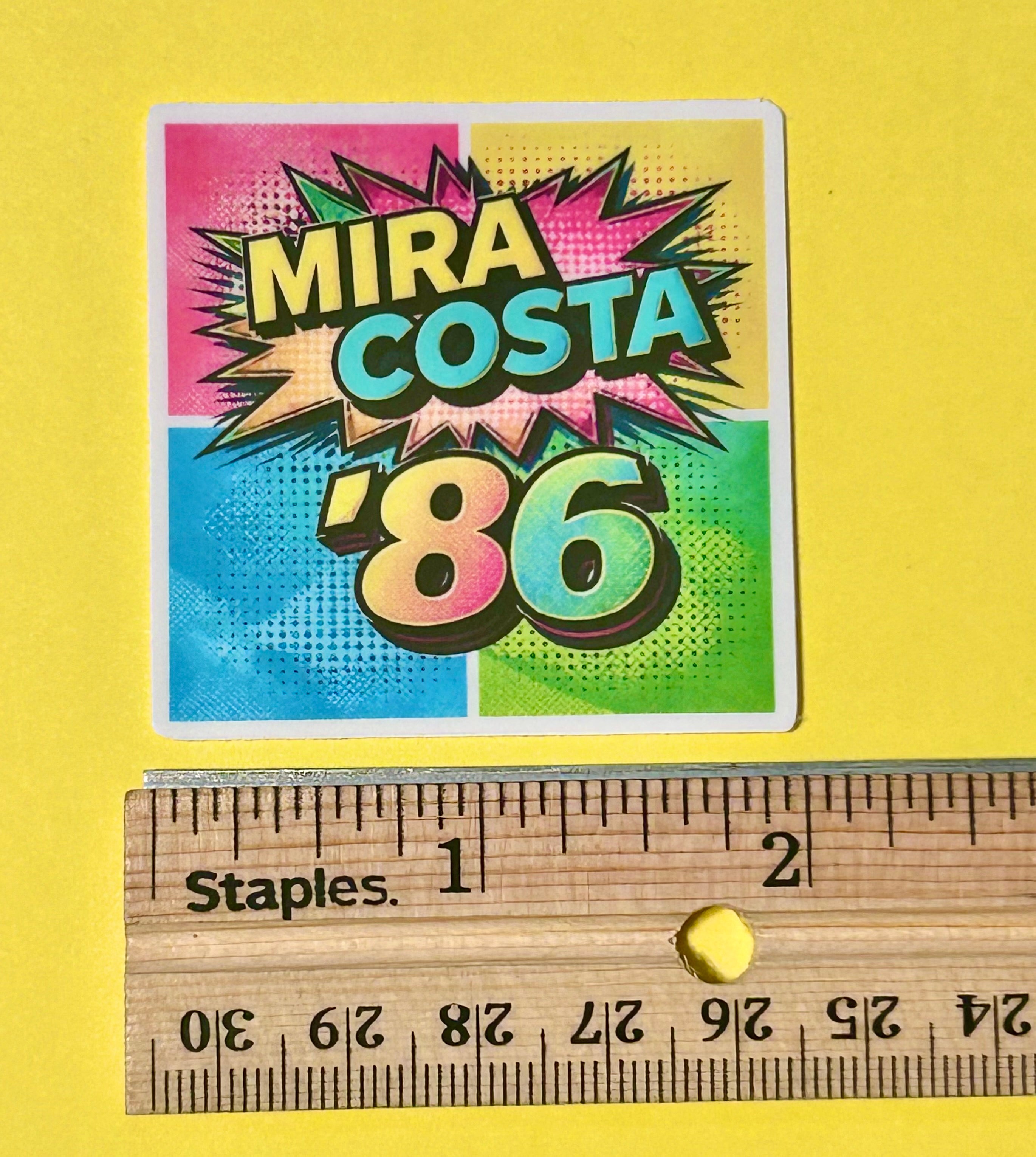 Mira Costa Class of ’86 – 40th Reunion Sticker Pack
