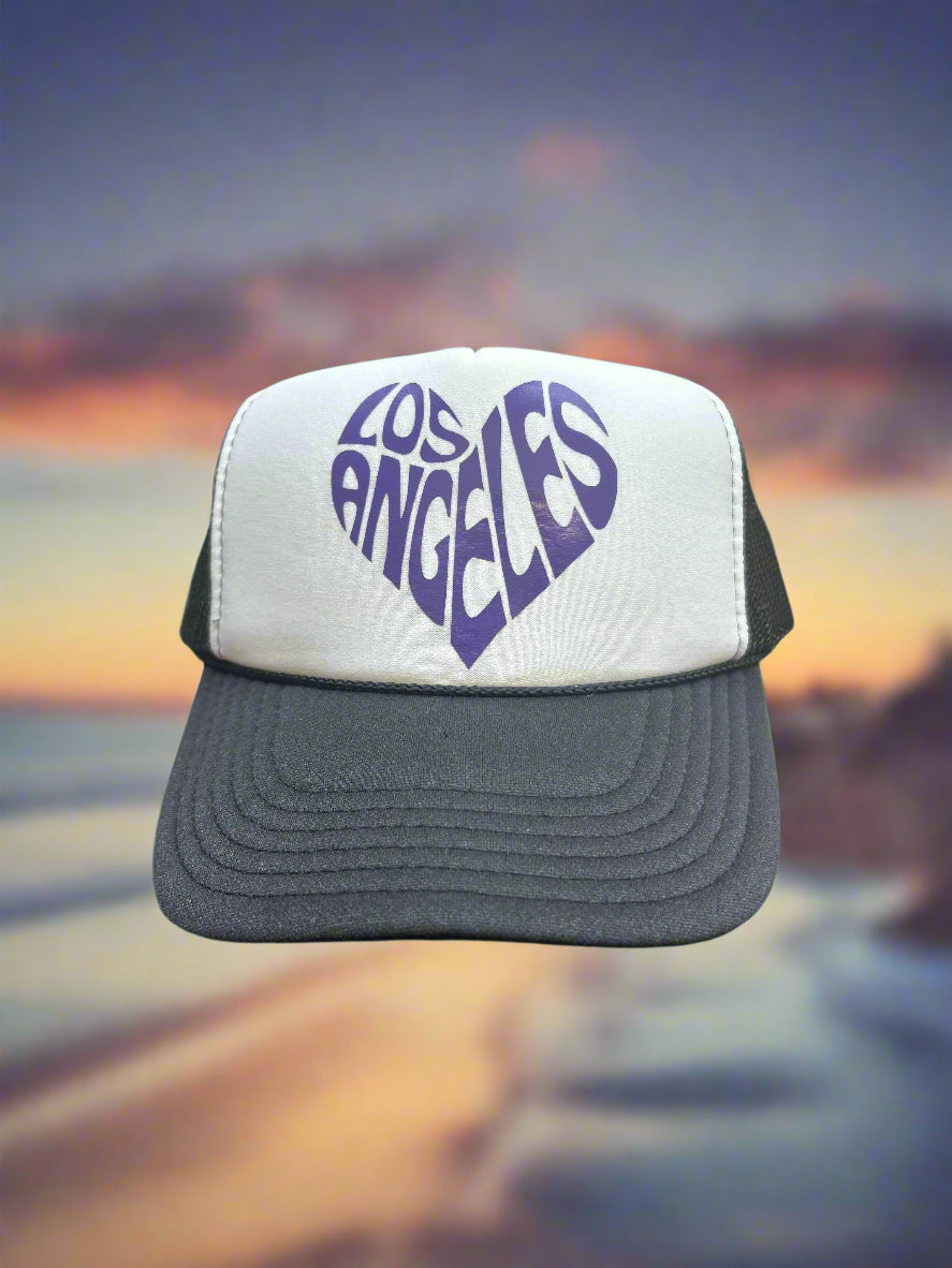 Trucker Hats for LA: Los Angeles Center Heart