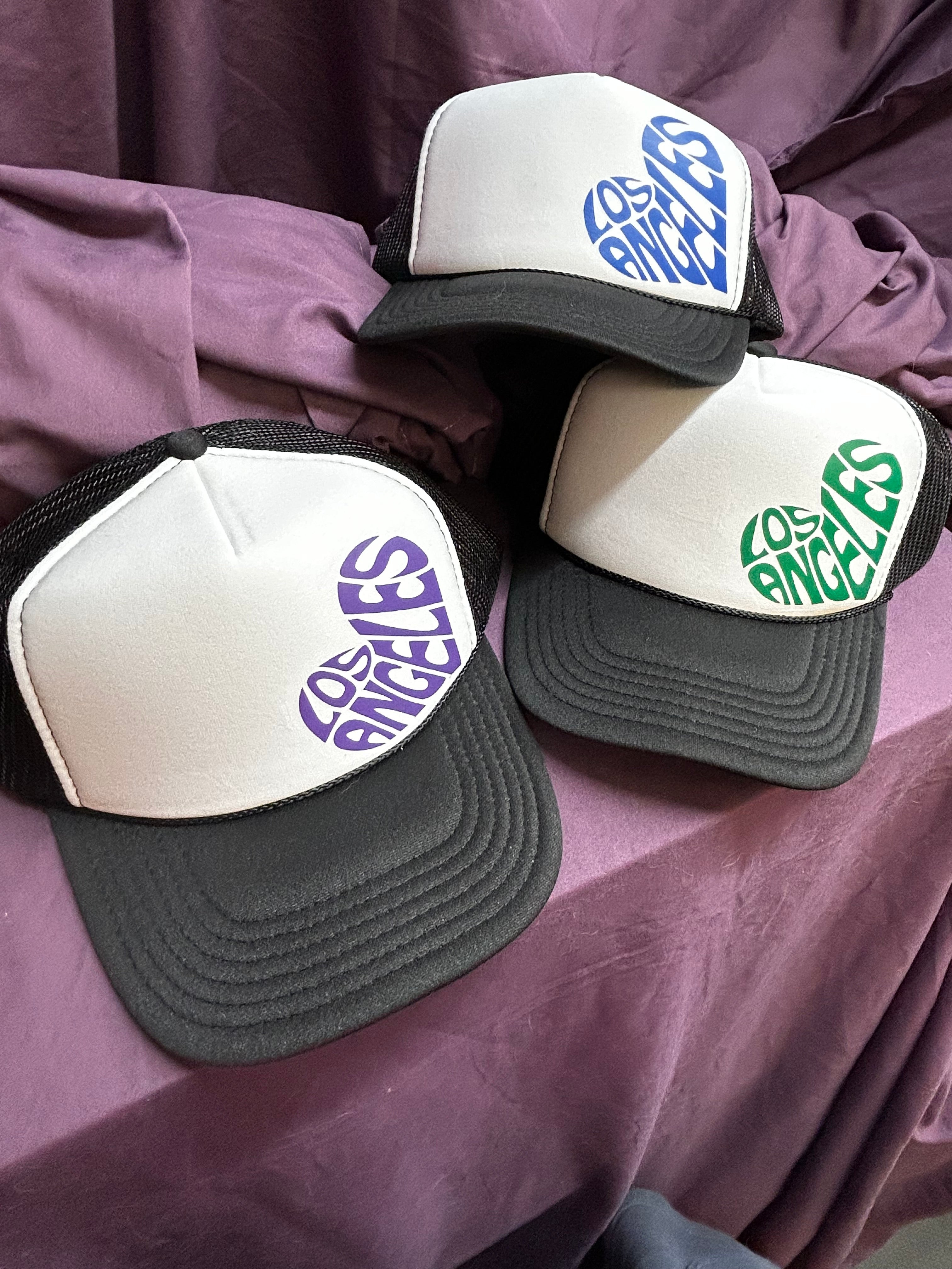 Trucker Hats for LA: Los Angeles Side Heart