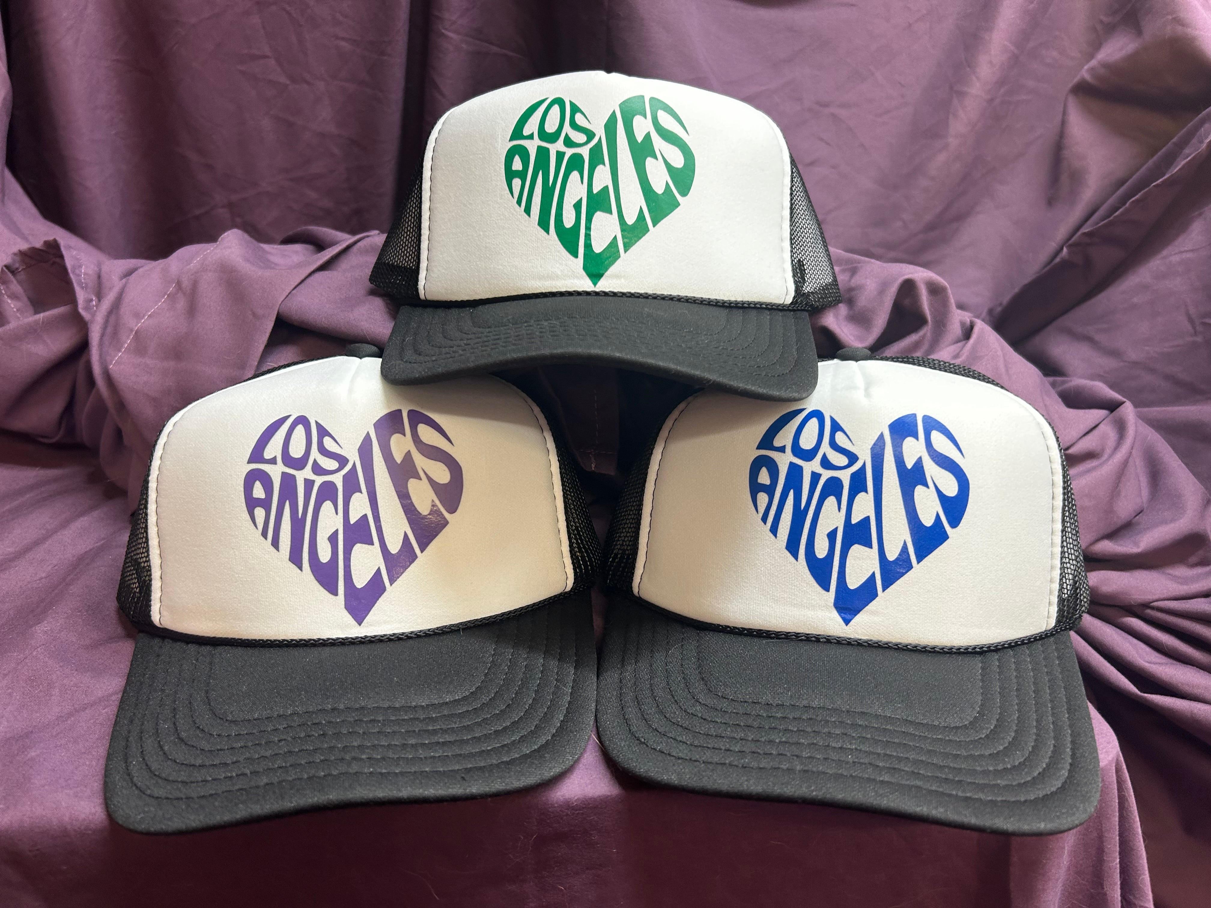 Trucker Hats for LA: Los Angeles Center Heart