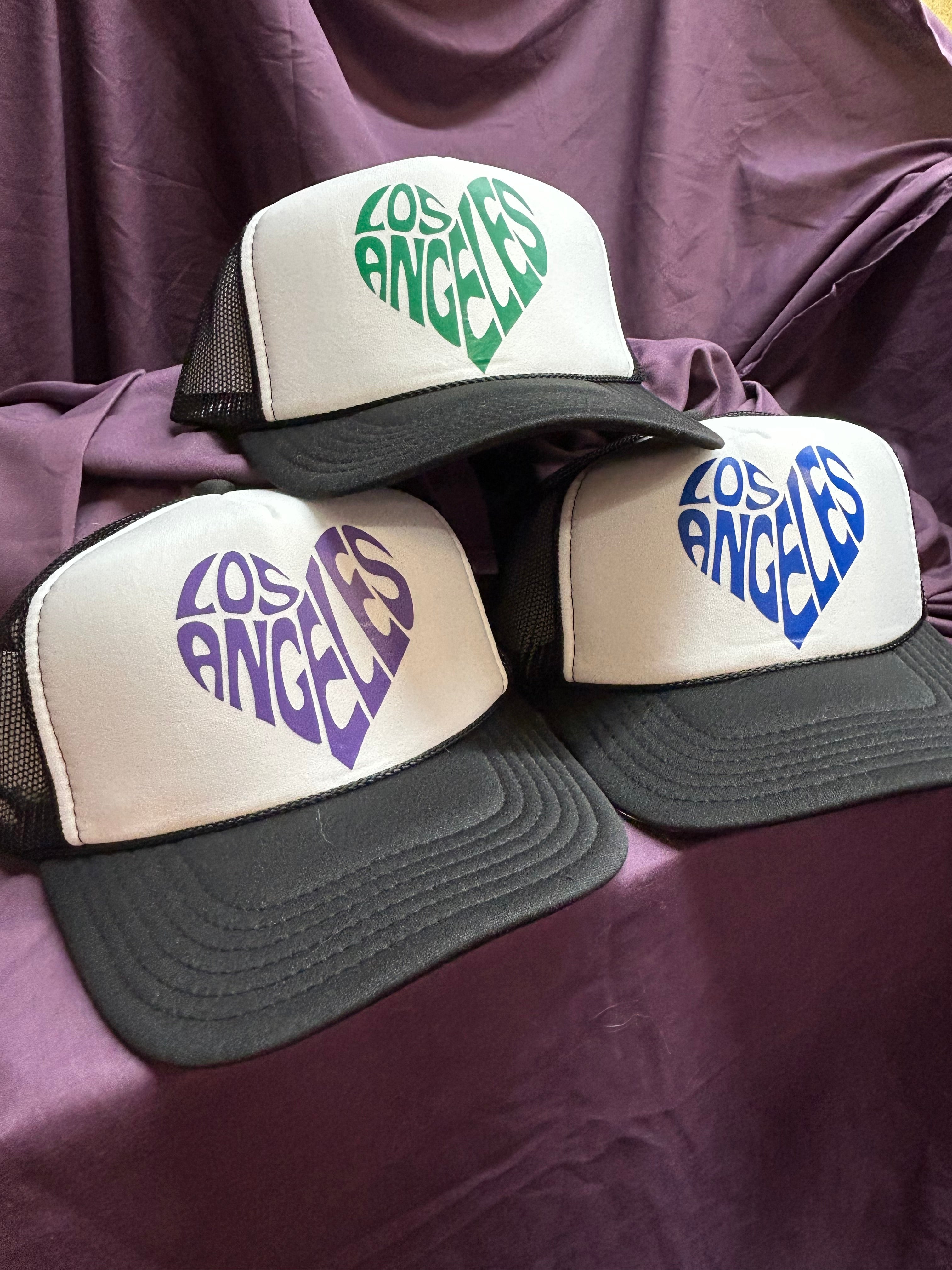 Trucker Hats for LA: Los Angeles Center Heart