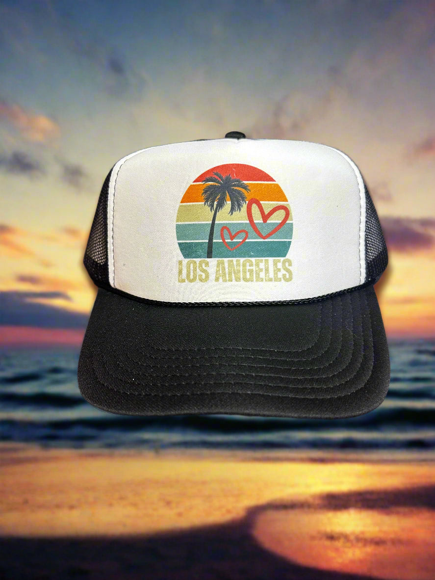Trucker Hats for LA: Los Angeles Sunset