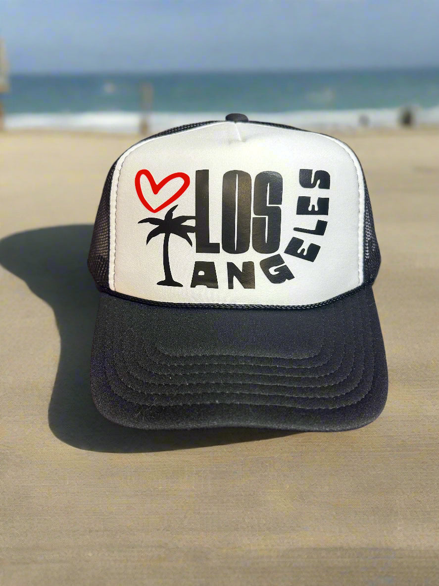 Trucker Hats for LA: Los Angeles Palm