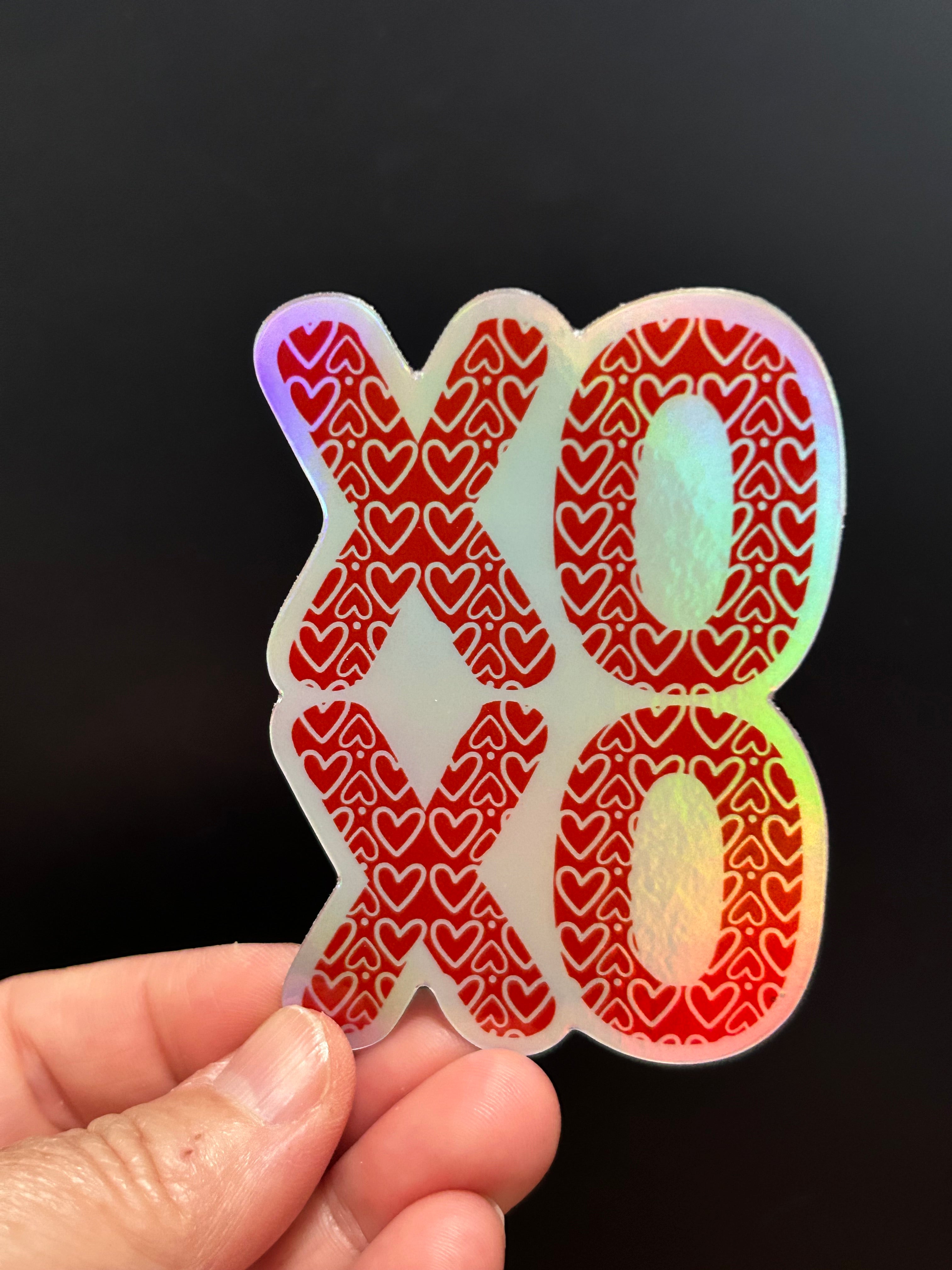 Holographic Sticker - XOXO Love