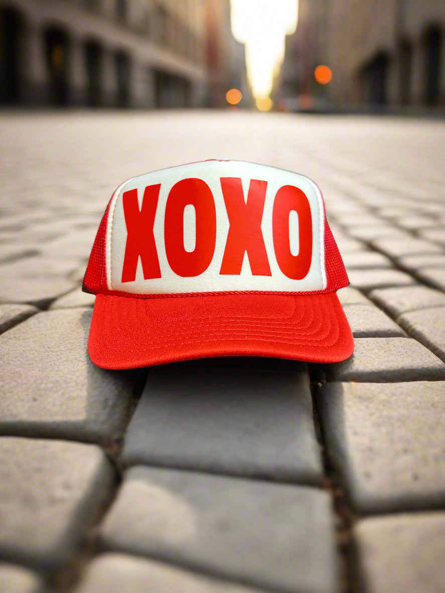 Love is in the Air: XOXO Adjustable Mesh Trucker Hat