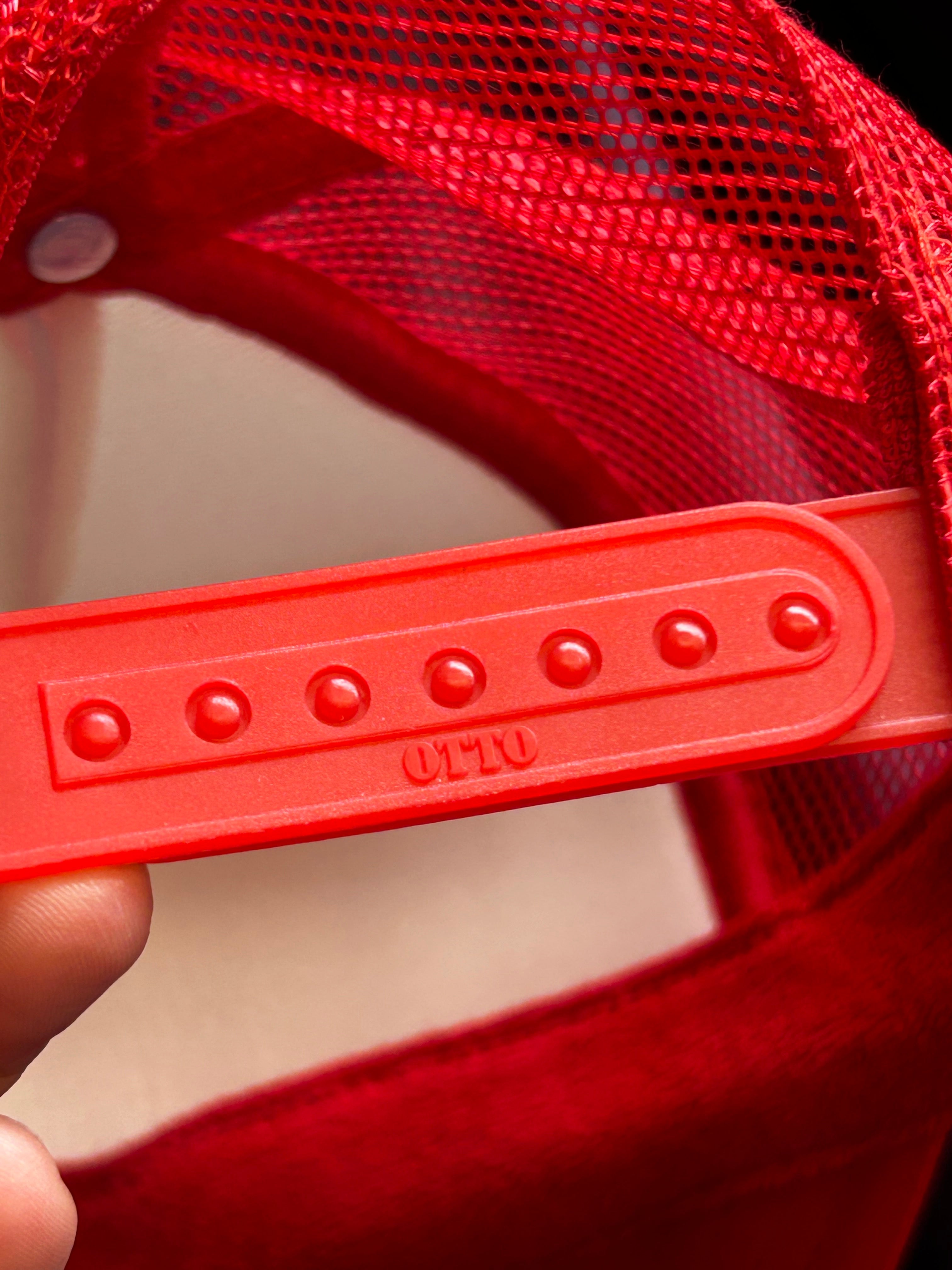 Love is in the Air: Red Heart Adjustable Mesh Trucker Hat