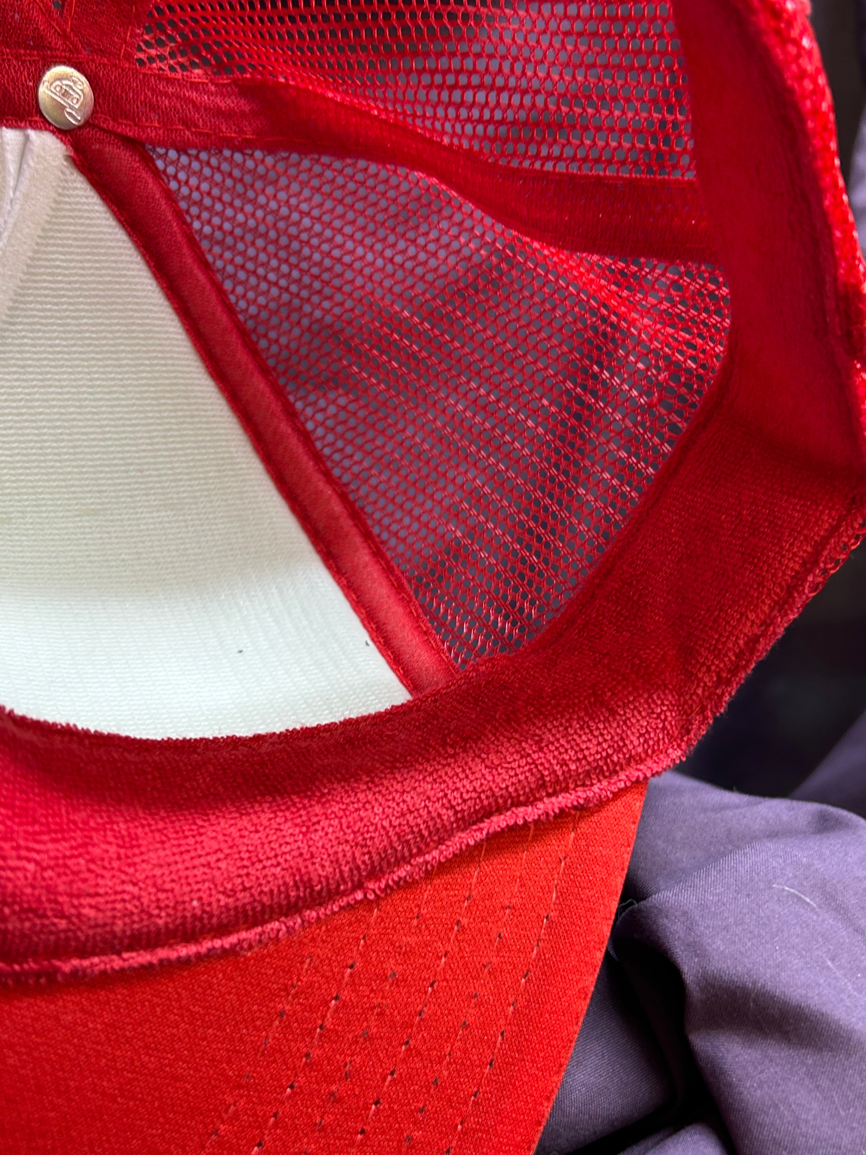 Love is in the Air: Red Heart Adjustable Mesh Trucker Hat