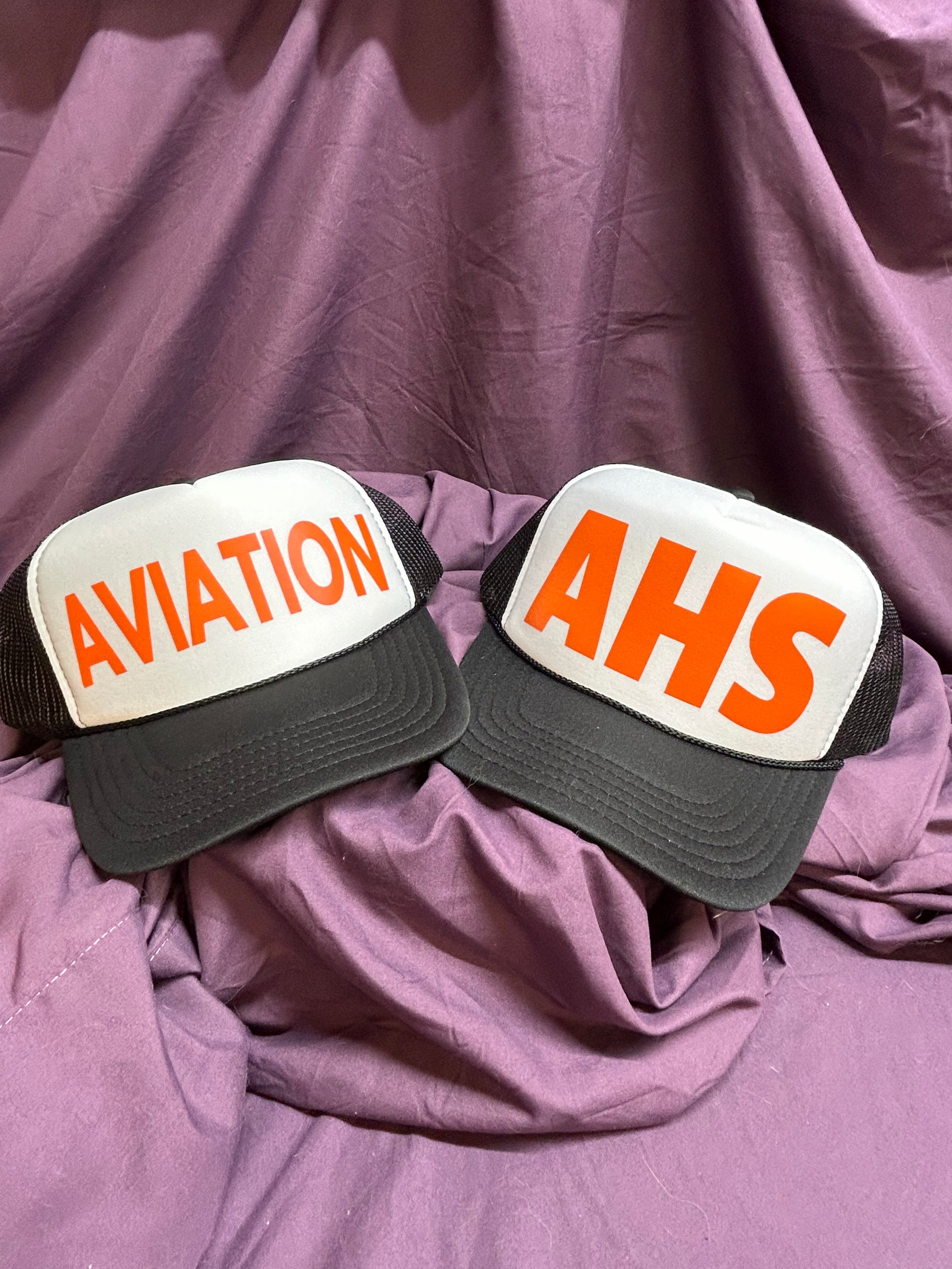 MCHS85 - AHS / AVIATION Foam Trucker Hats **AVAILABLE NOW!**