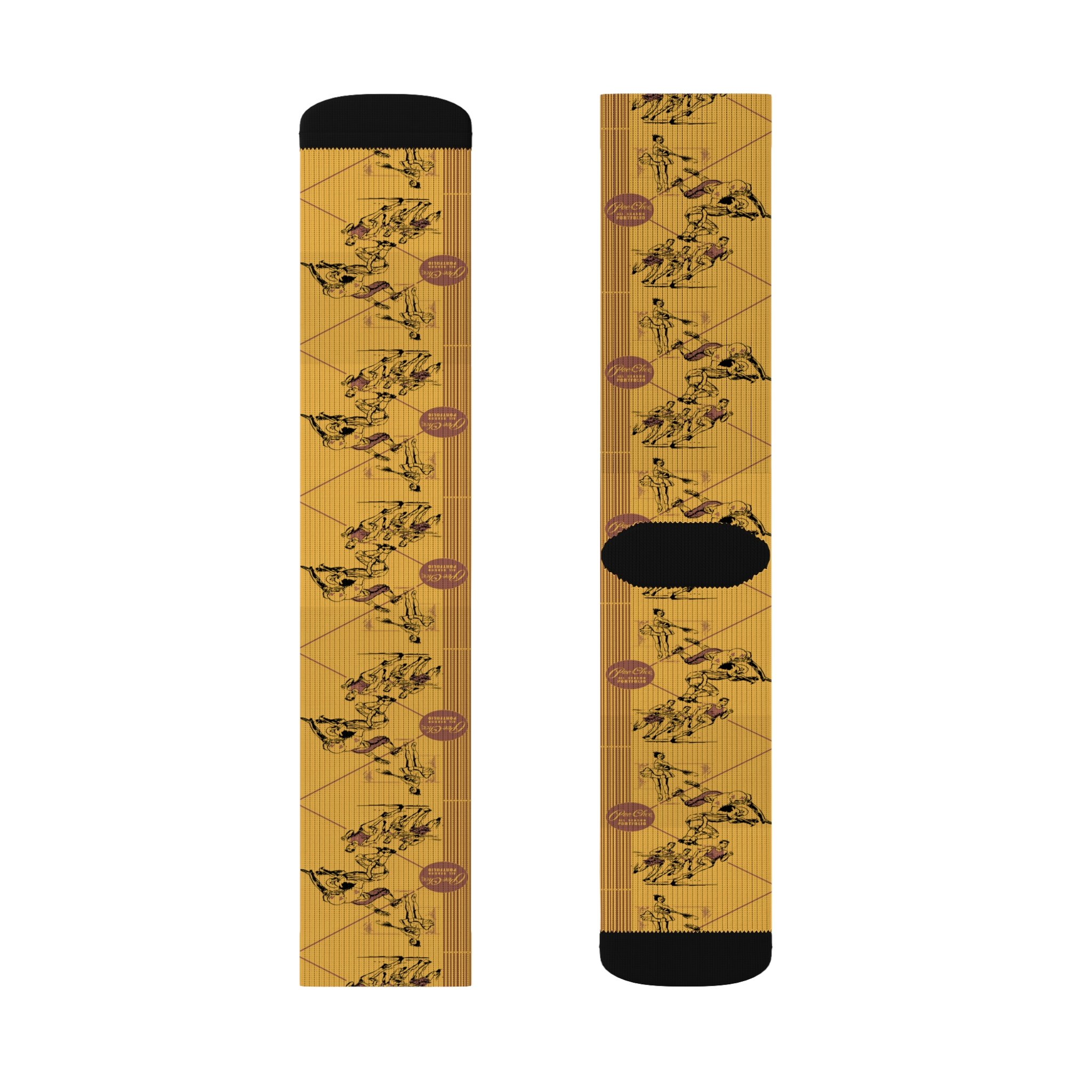 Retro Pee-Chee Folder Design Unisex Crew Socks