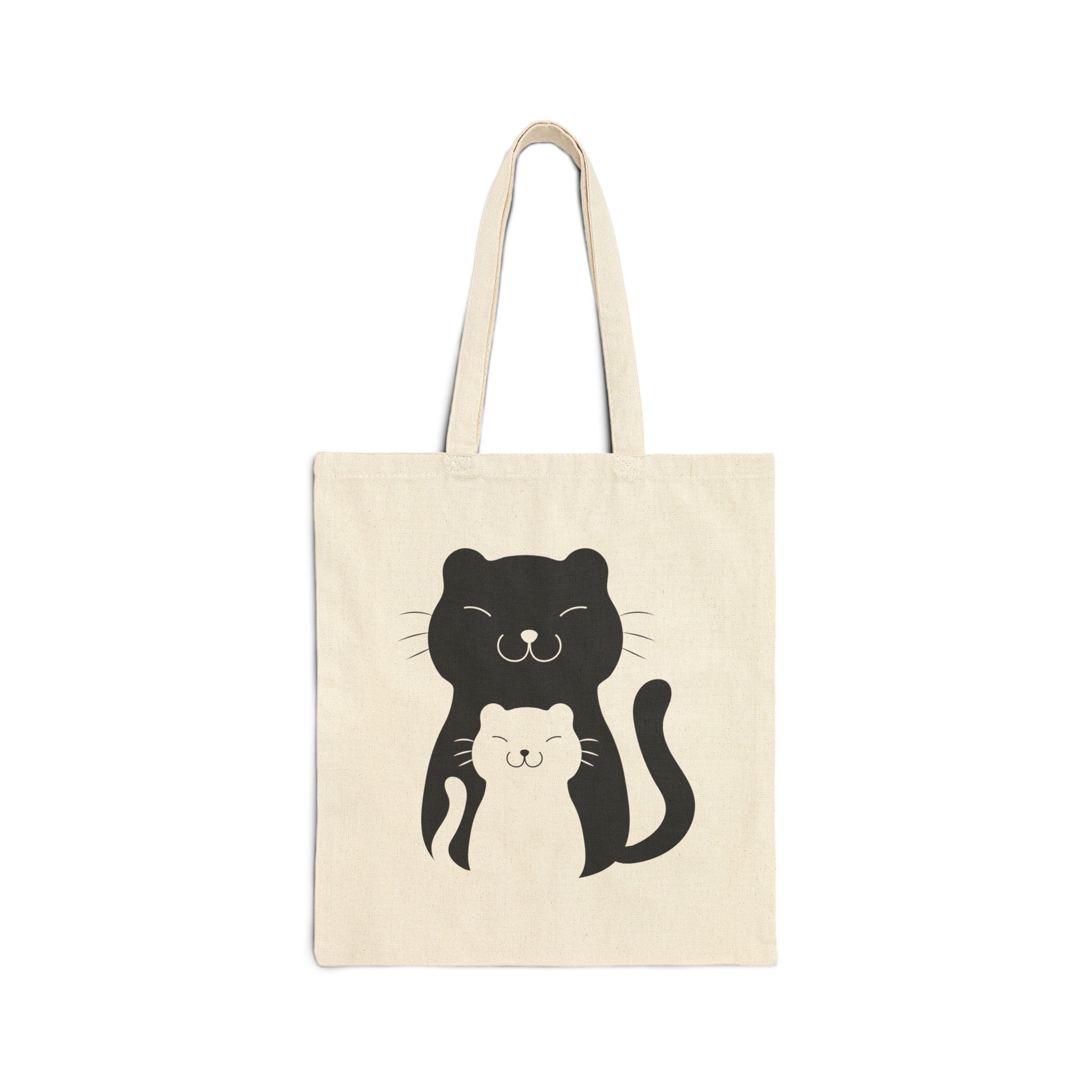 Reusable Tote Bag - Silhouette Cats