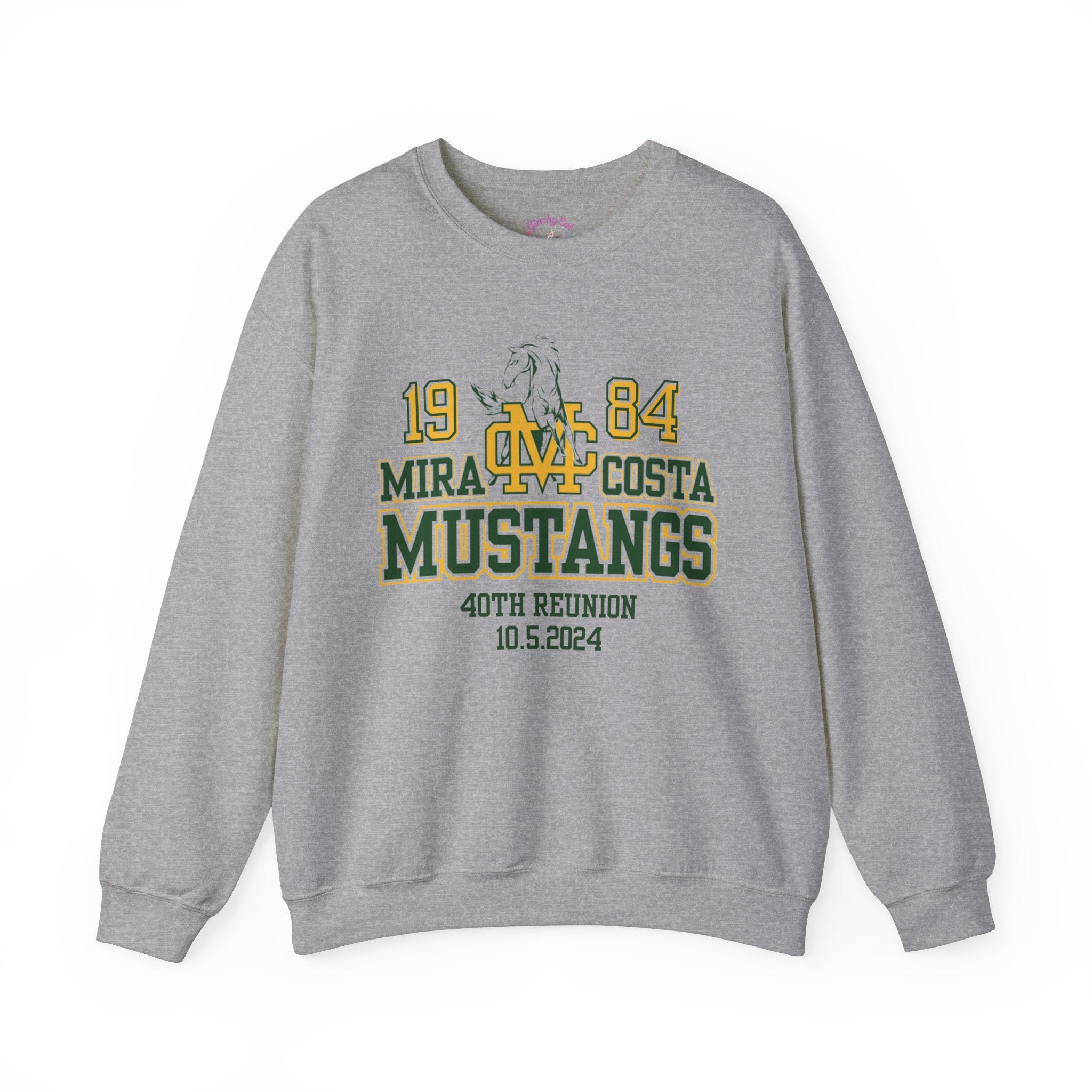 MCHS - Mira Costa Mustangs 1984 Unisex Heavy Blend™ Crewneck Sweatshirt - MC8425