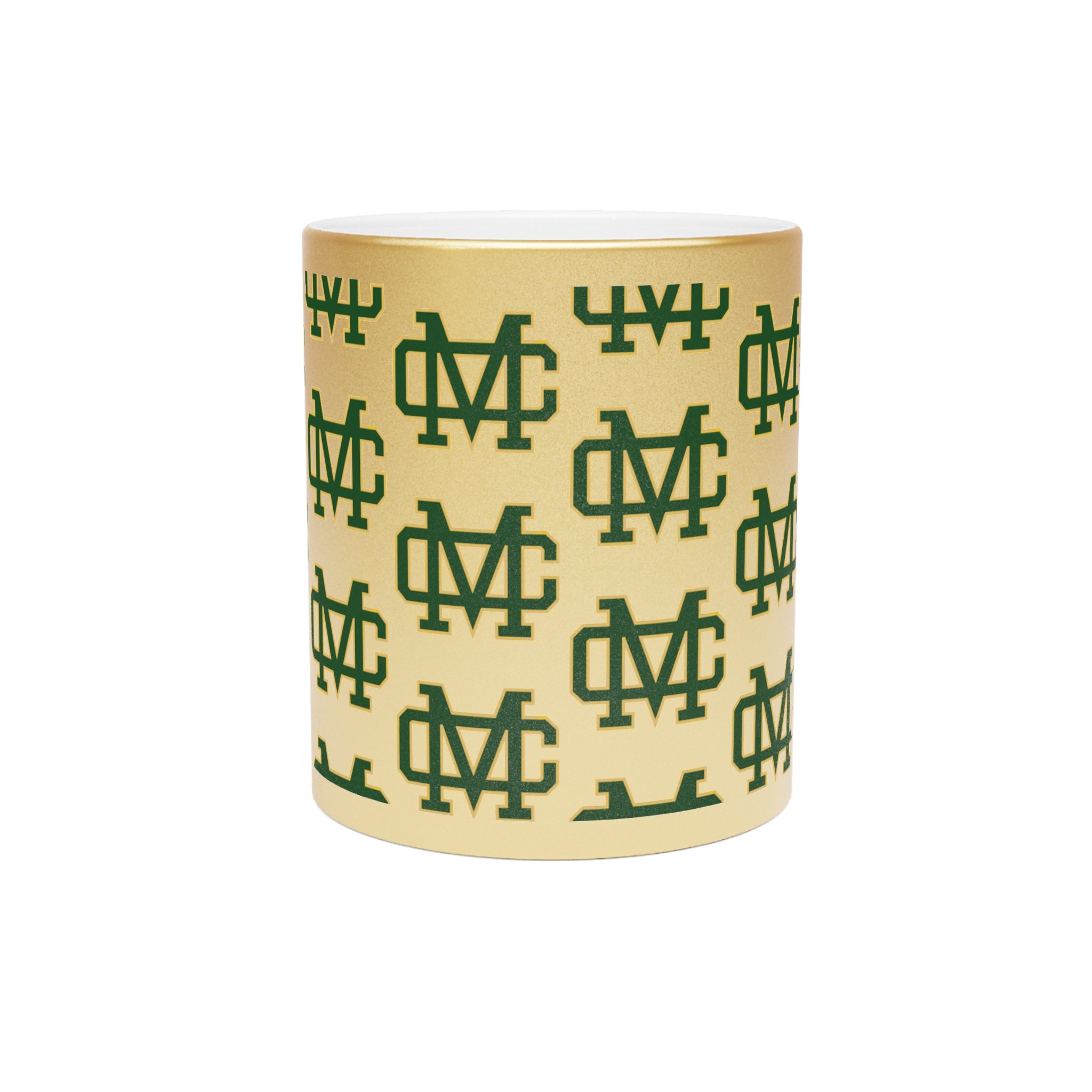 MCHS - MC Pattern Gold Metallic Mug - MC8416