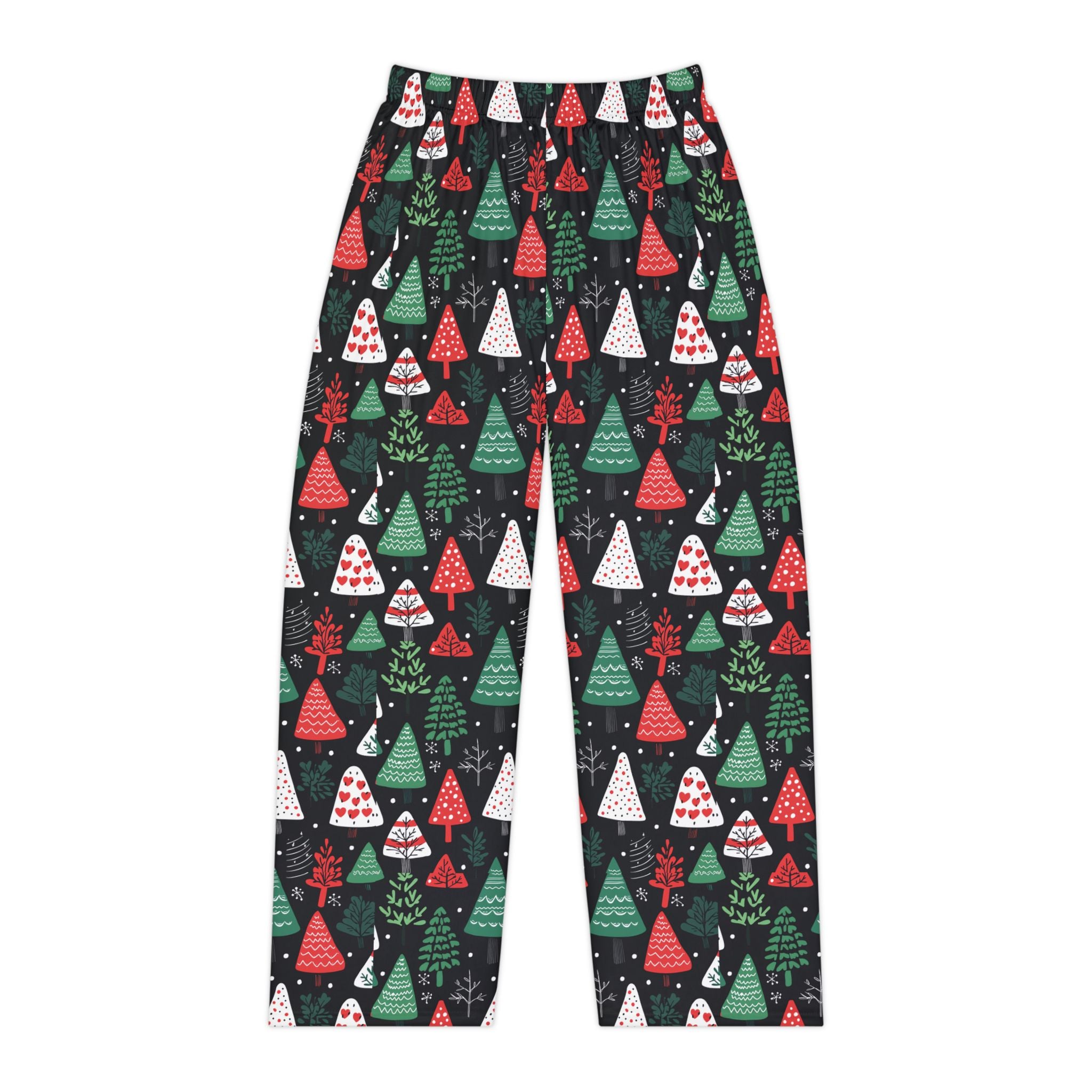 Women's Cozy Holiday Lounge Pants - Whimsical Christmas Trees