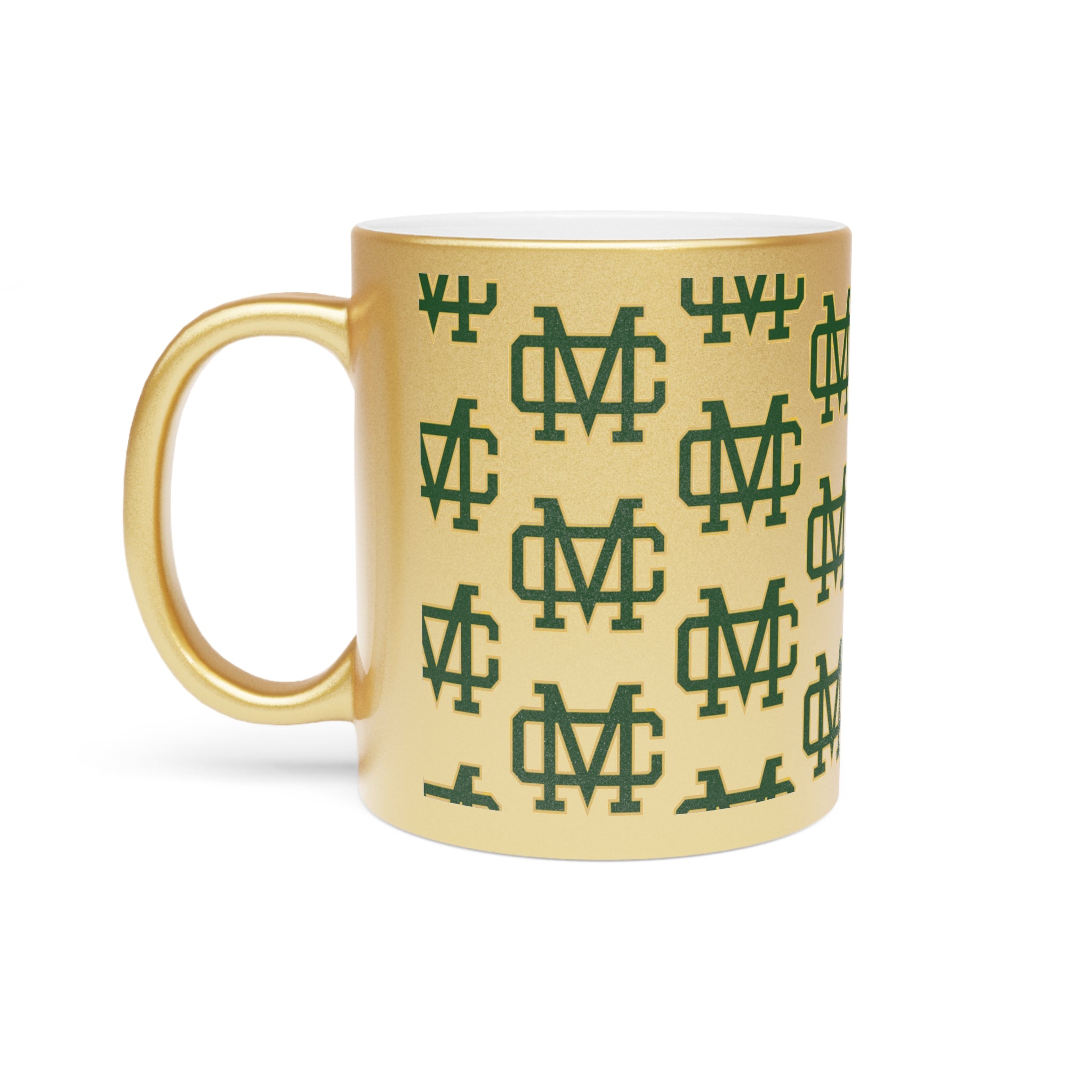 MCHS - MC Pattern Gold Metallic Mug - MC8416