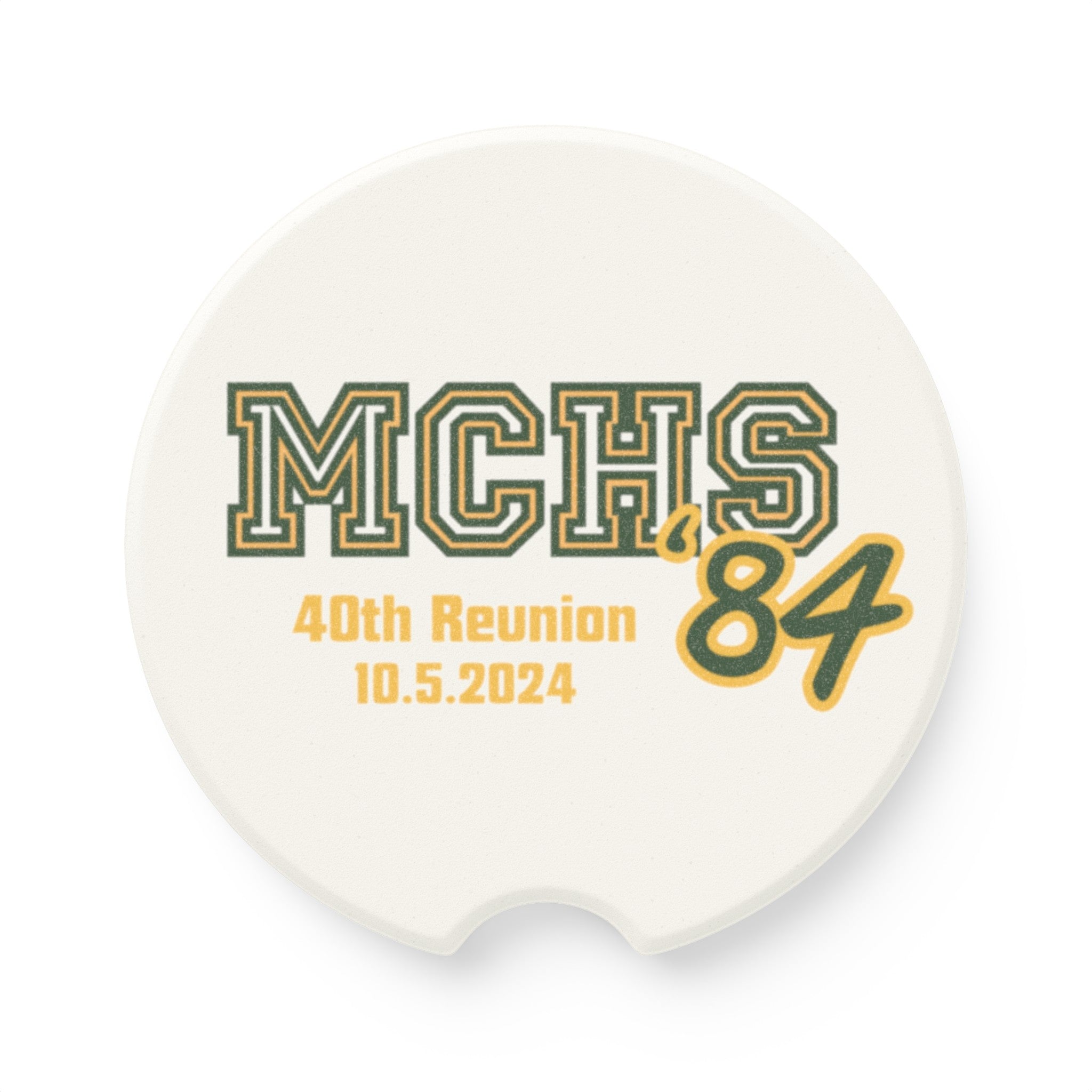 MCHS - Mira Costa 84 Soapstone Car Coasters - MC8423