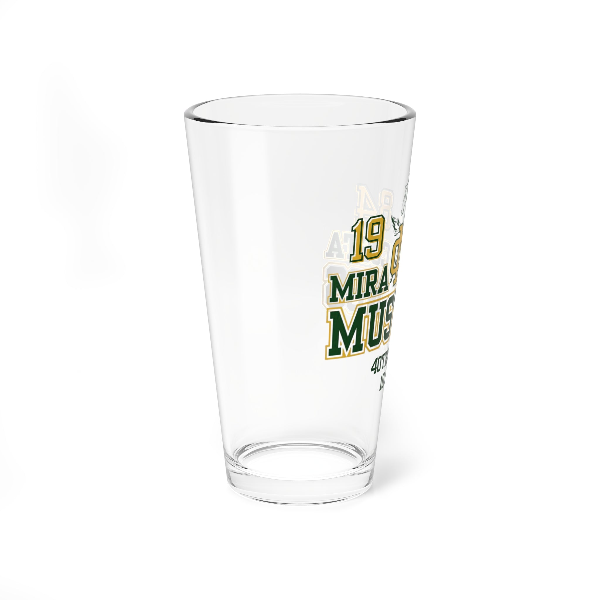 MCHS - Mira Costa Mustangs 1984  Pint Glass - MC8443